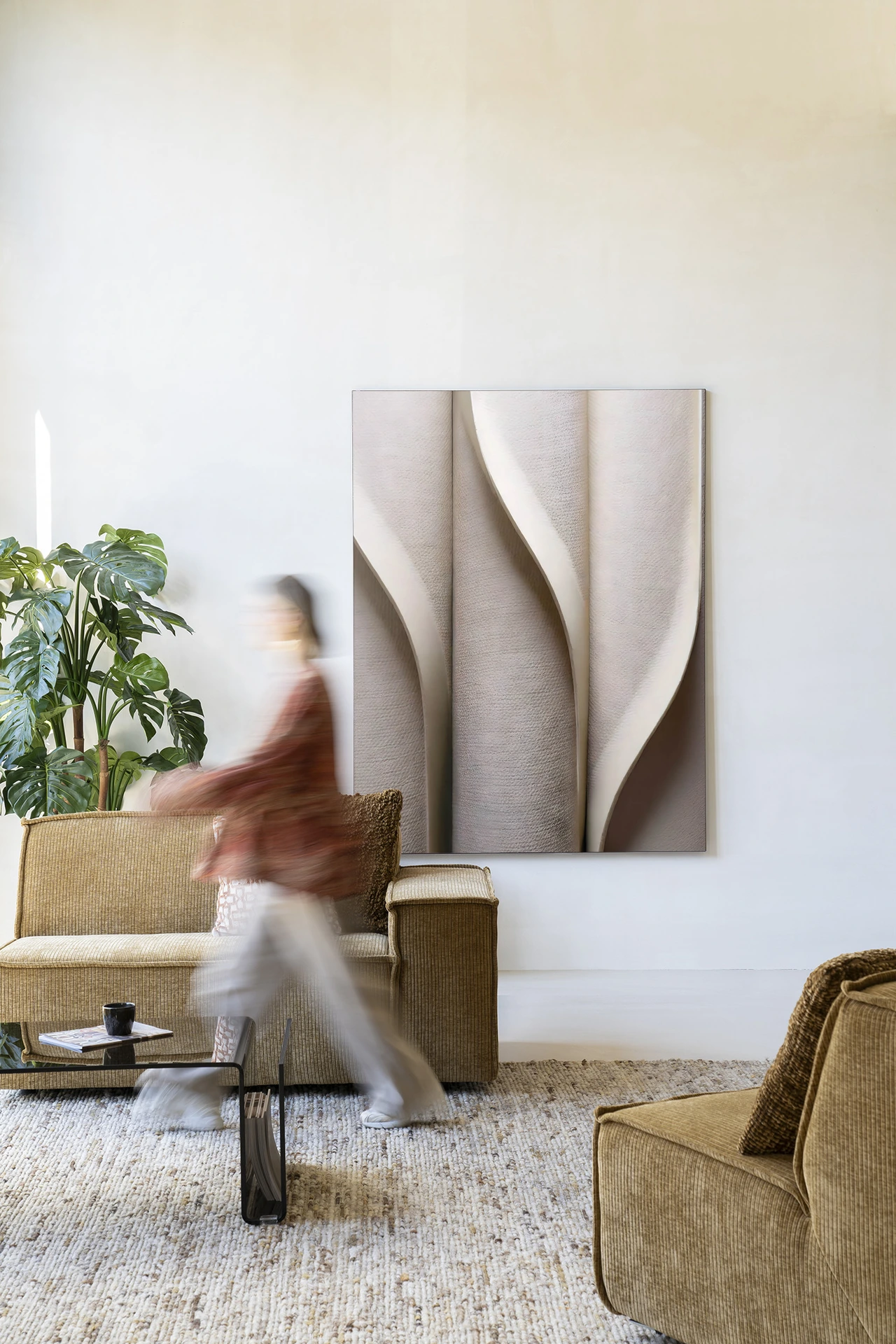 Wandtuch Silent Waves - Urban Cotton