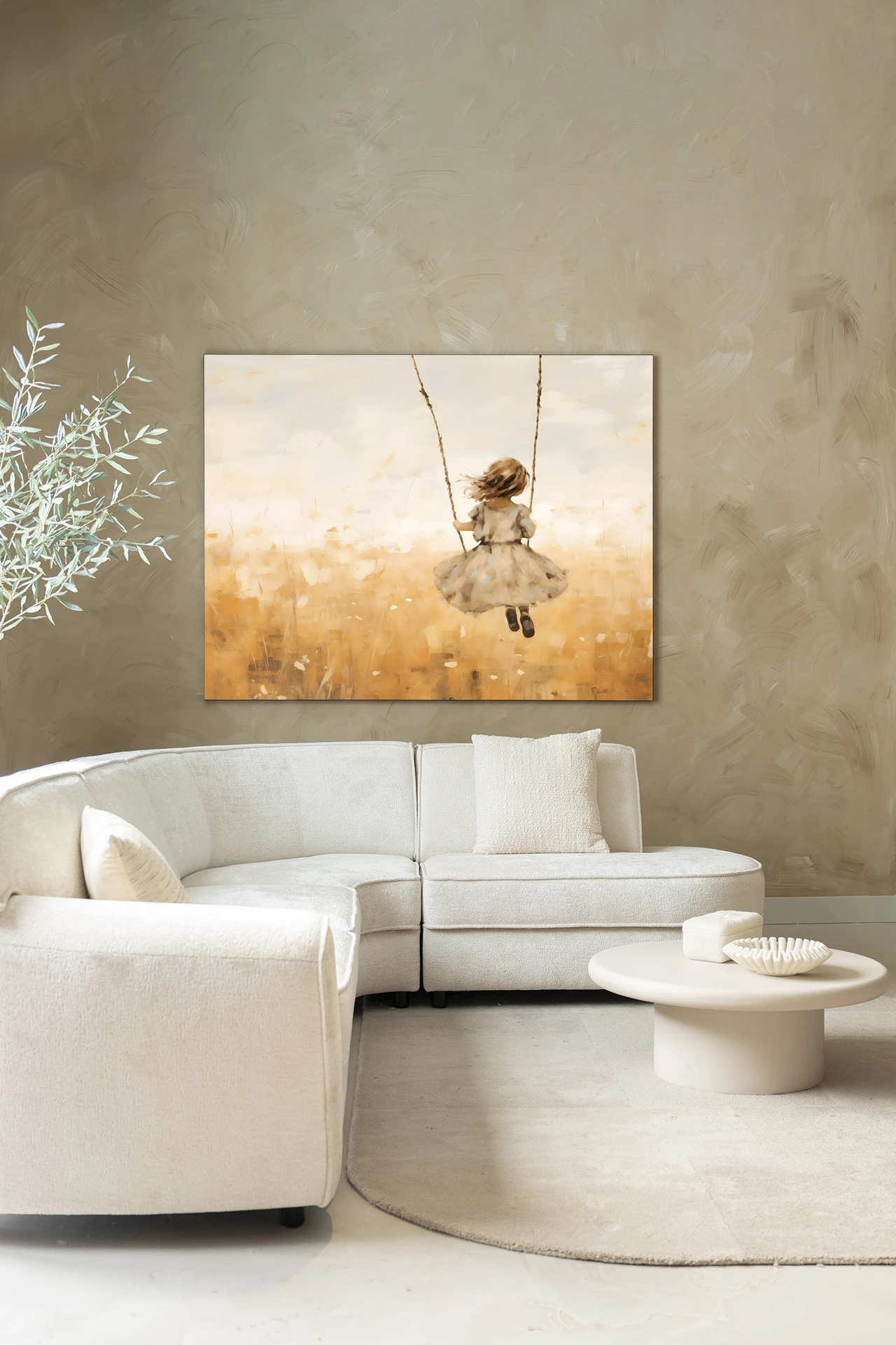 Wandkleed Swinging Girl - Urban Cotton