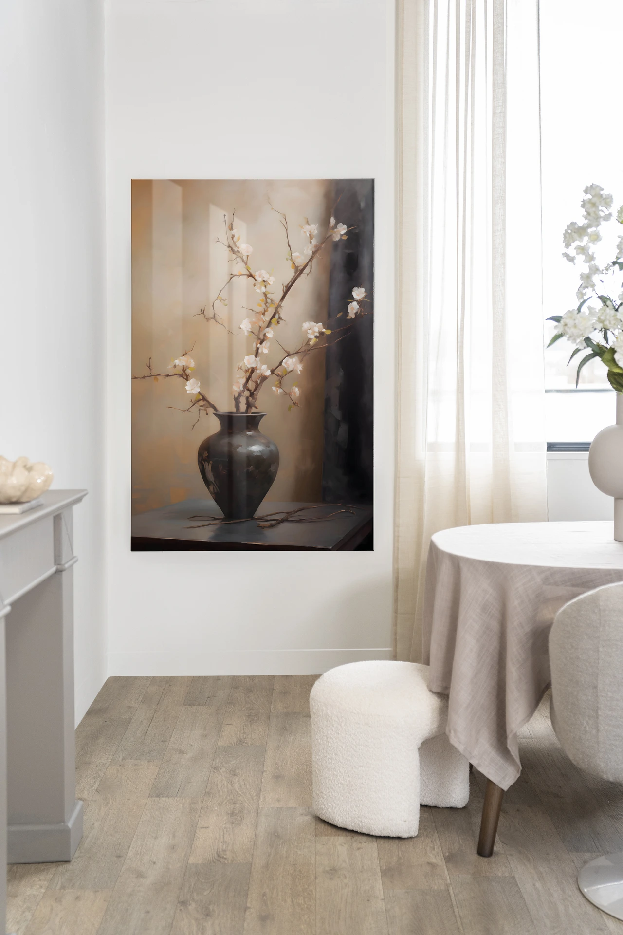 Wandkleed Light Blossom Vase - Urban Cotton