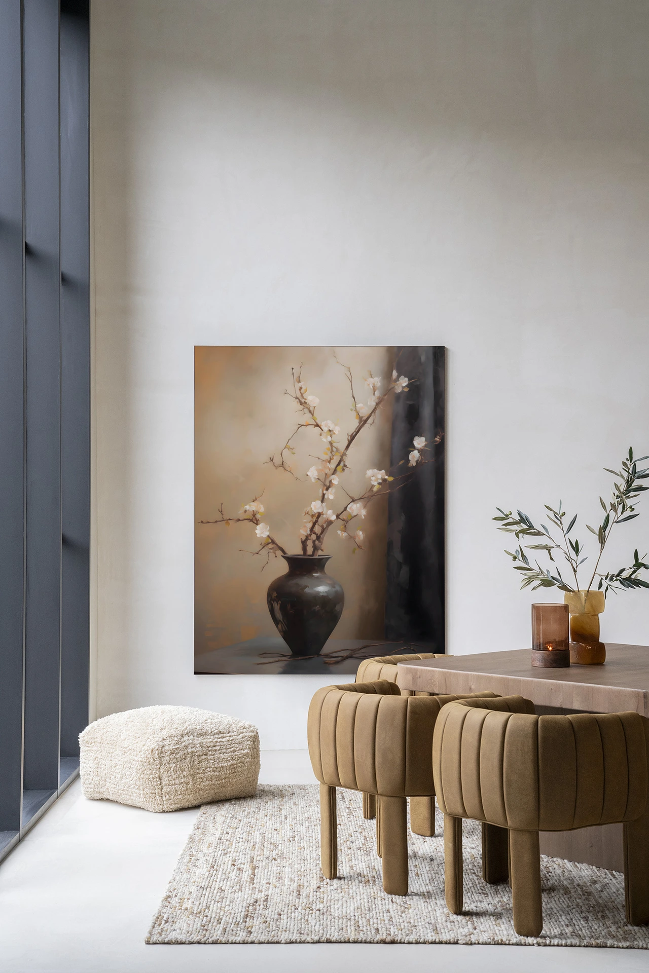 Wandkleed Light Blossom Vase - Urban Cotton