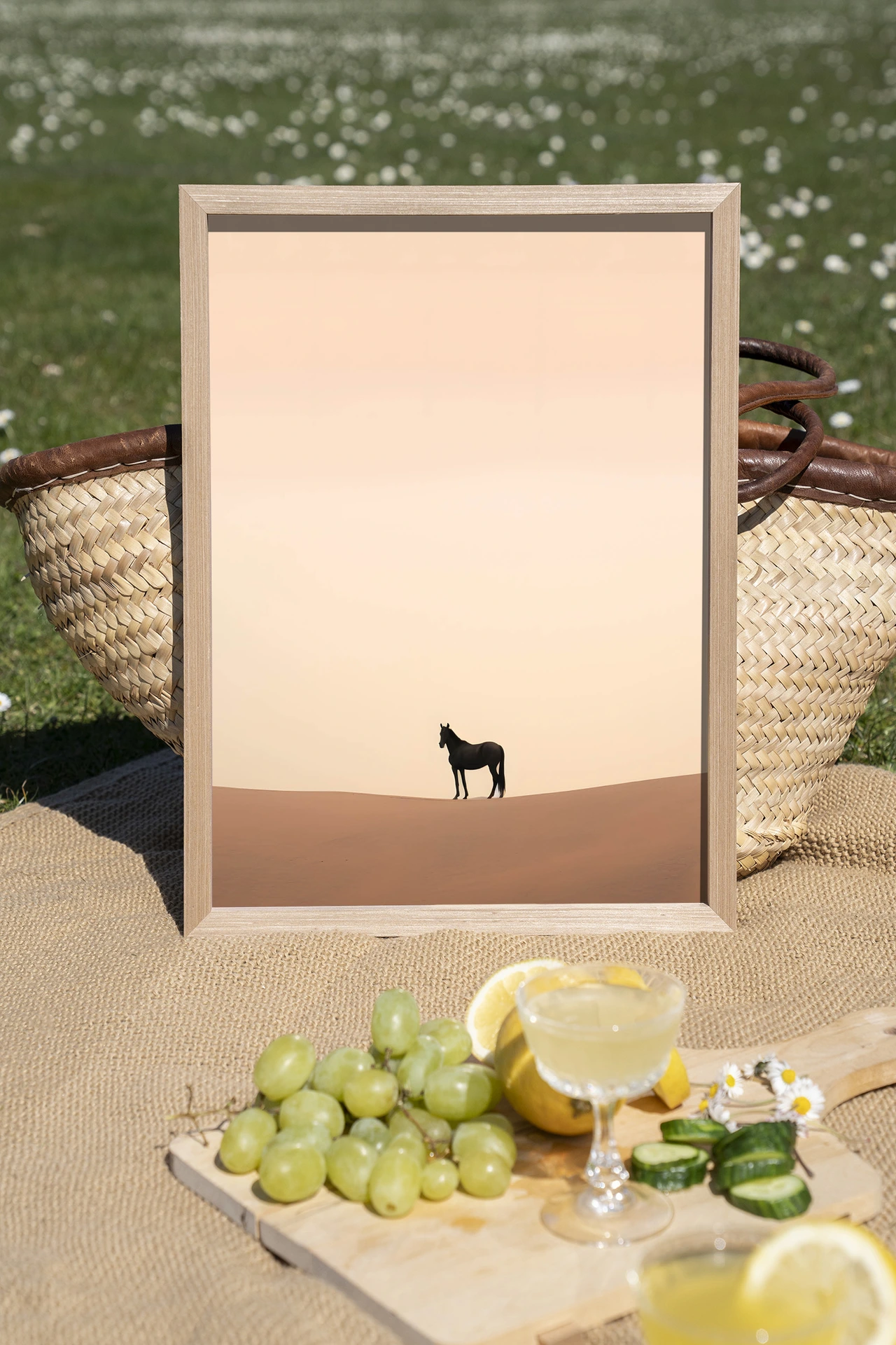 Wandkleed Desert Horse - Urban Cotton