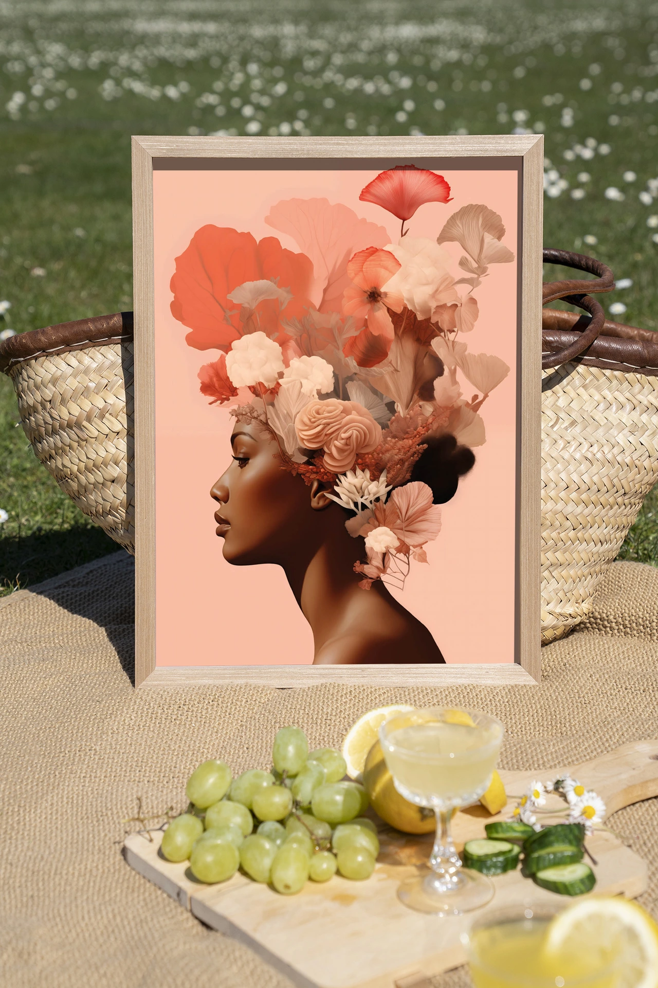 Wandkleed Flower Crown - Urban Cotton
