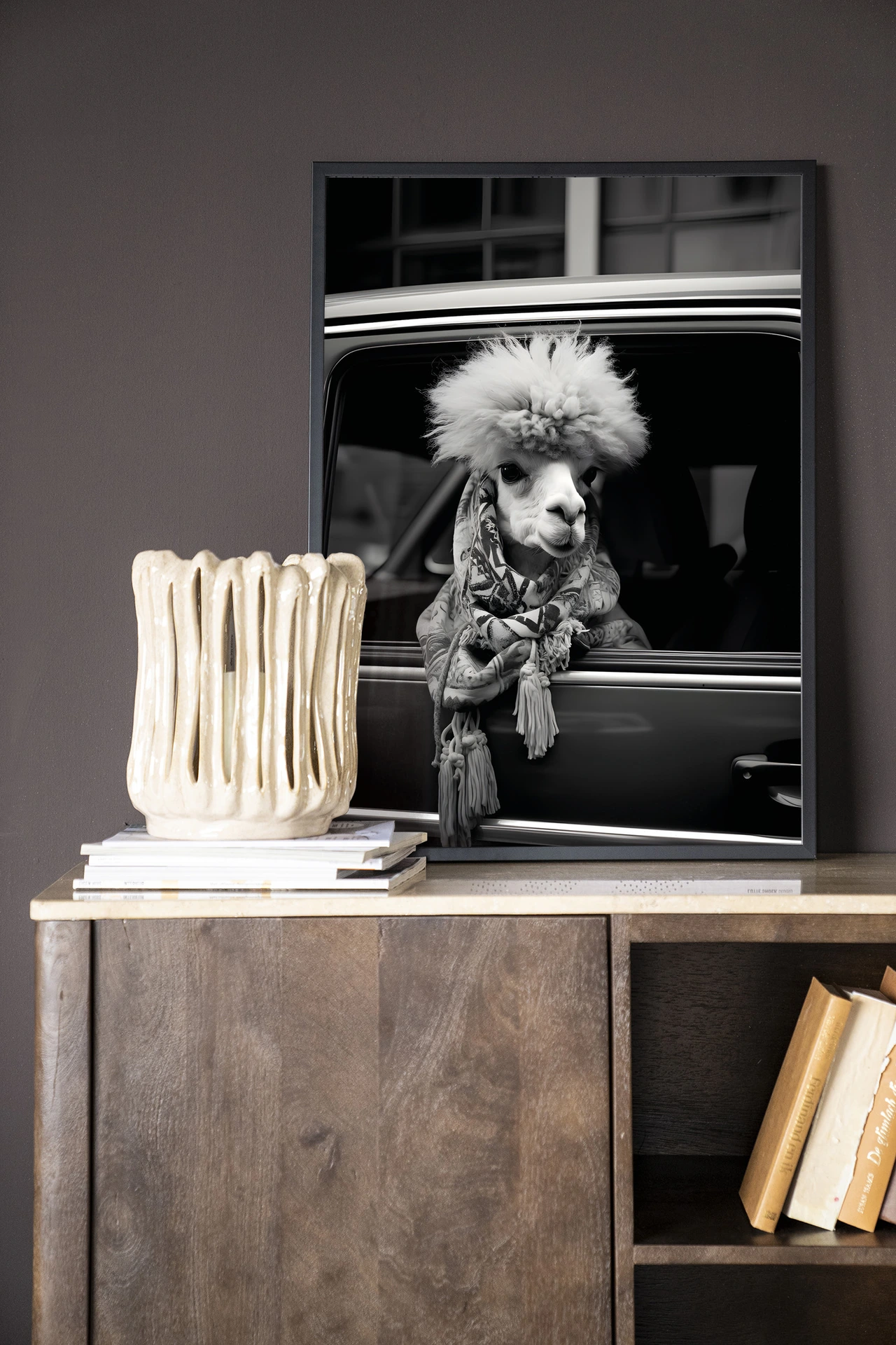 Wandkleed Alpaca In Taxi - Urban Cotton