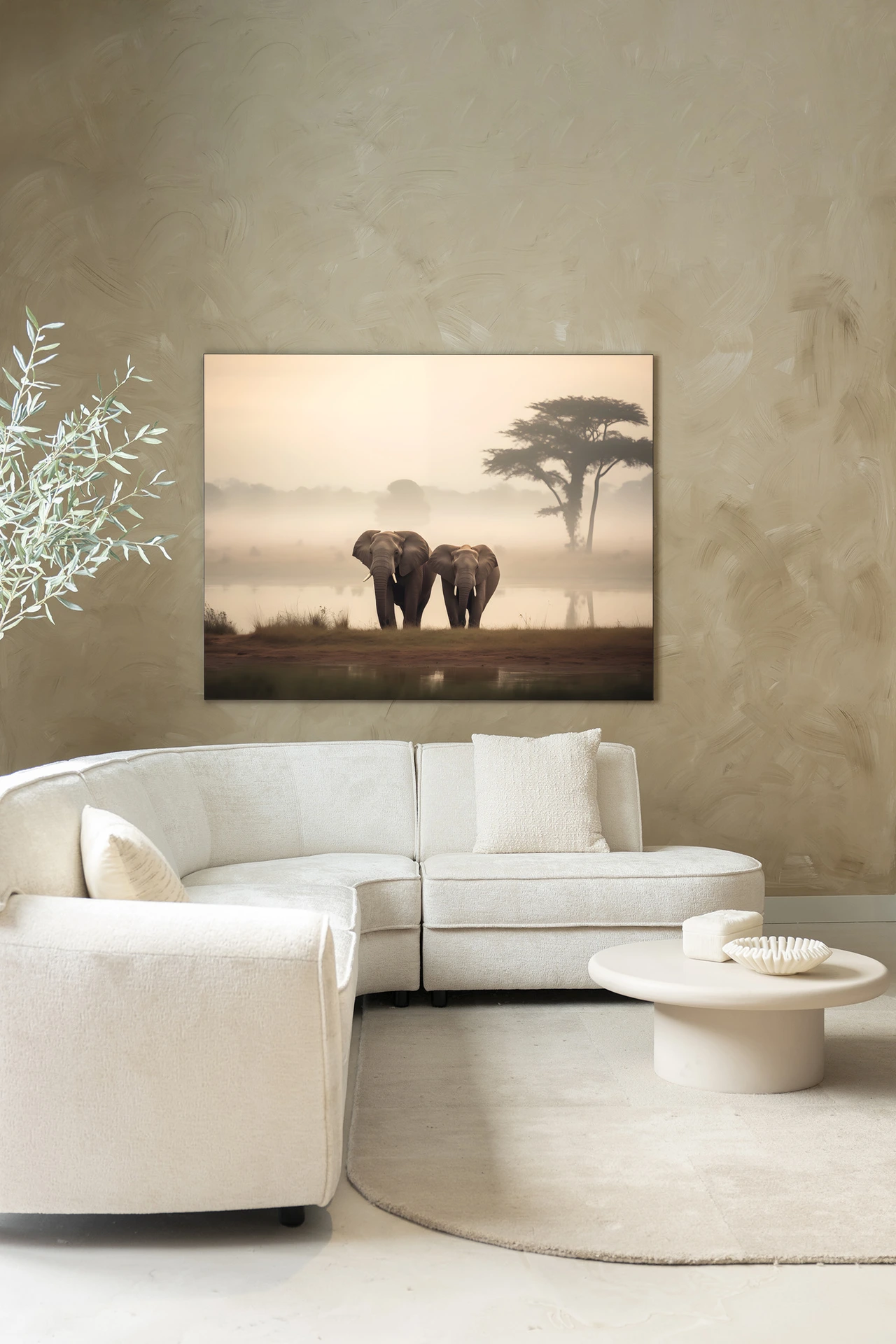 Wandkleed Elephant Mother - Urban Cotton