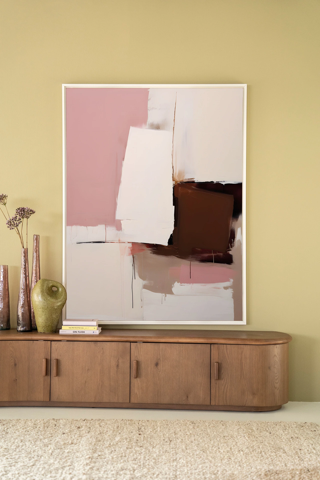 Wandkleed Pink Fields - Urban Cotton