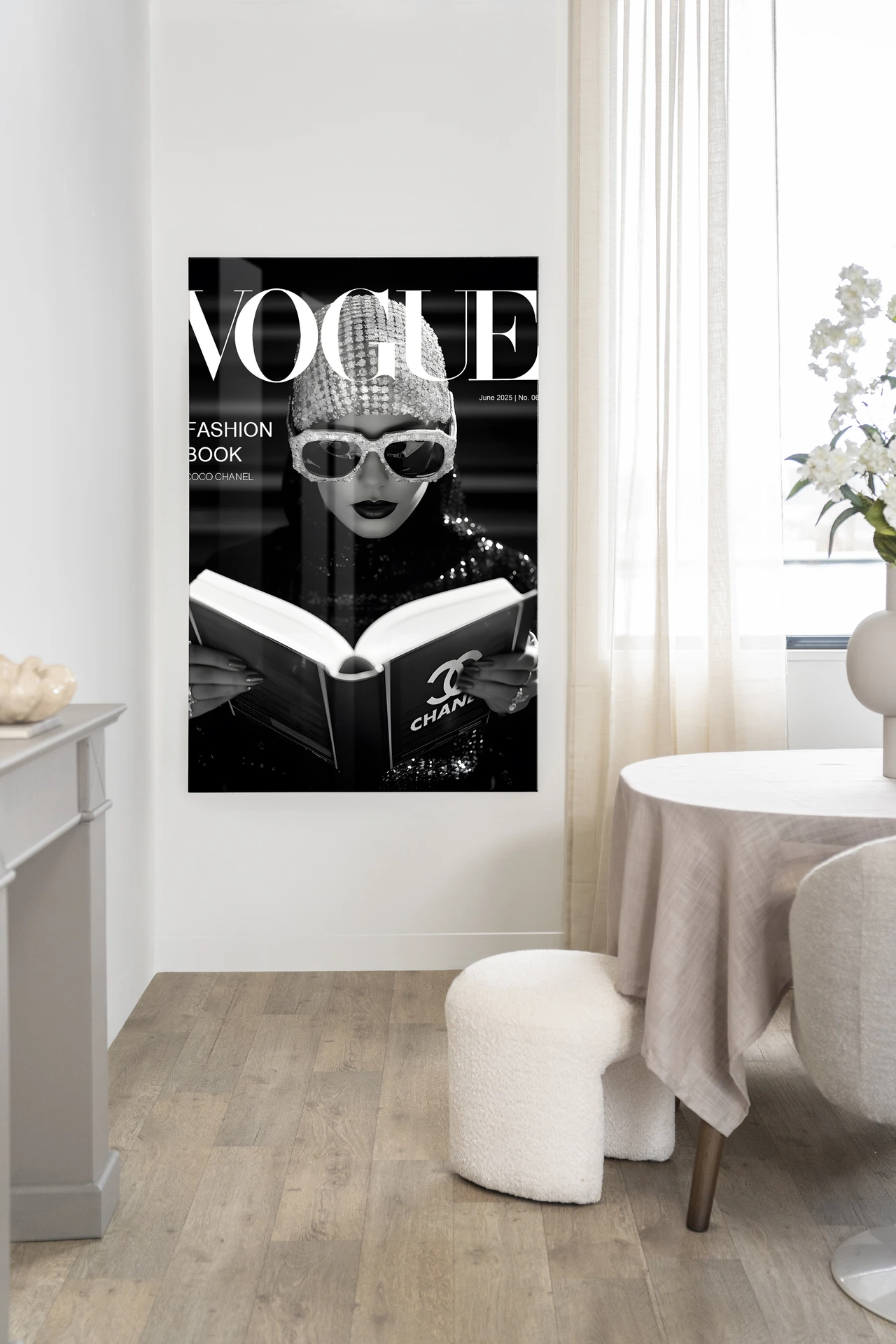 Wandkleed Fashion Book Black - Urban Cotton