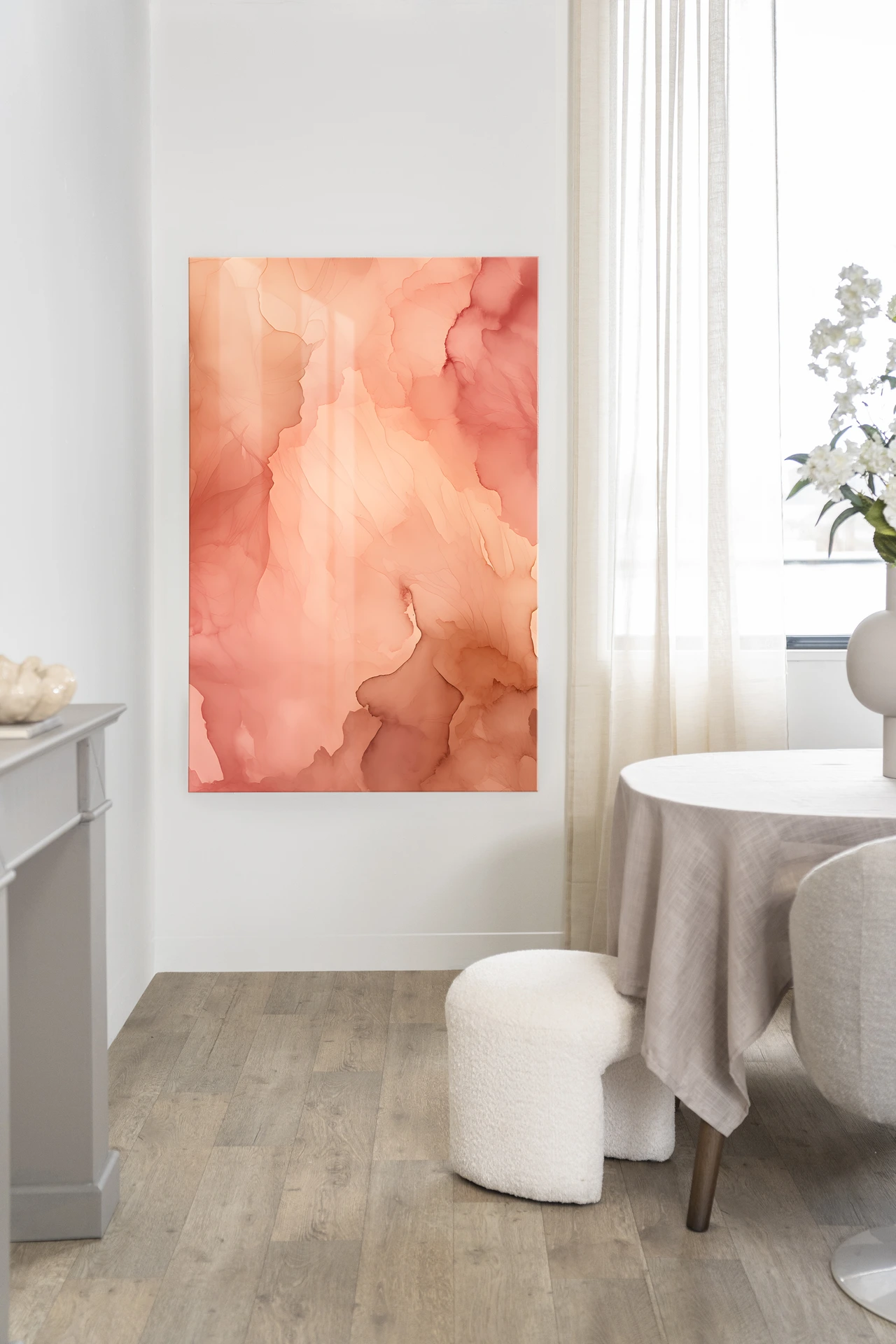 Wandkleed Flowing Pink - Urban Cotton