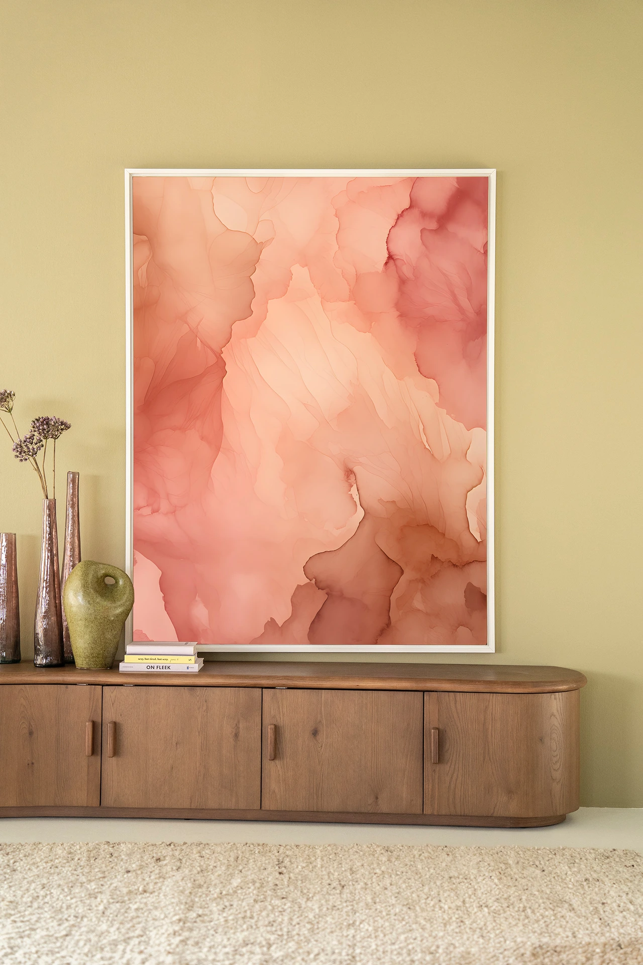 Wandkleed Flowing Pink - Urban Cotton