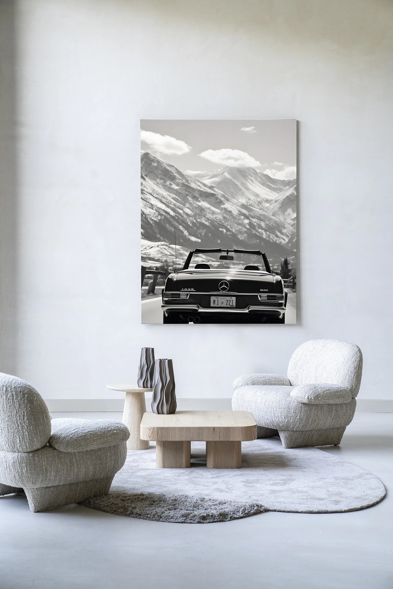 Wandkleed Winter Road - Urban Cotton