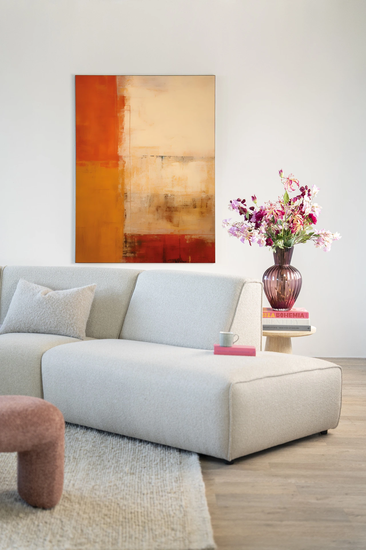 Wandkleed Rusty Abstract - Urban Cotton