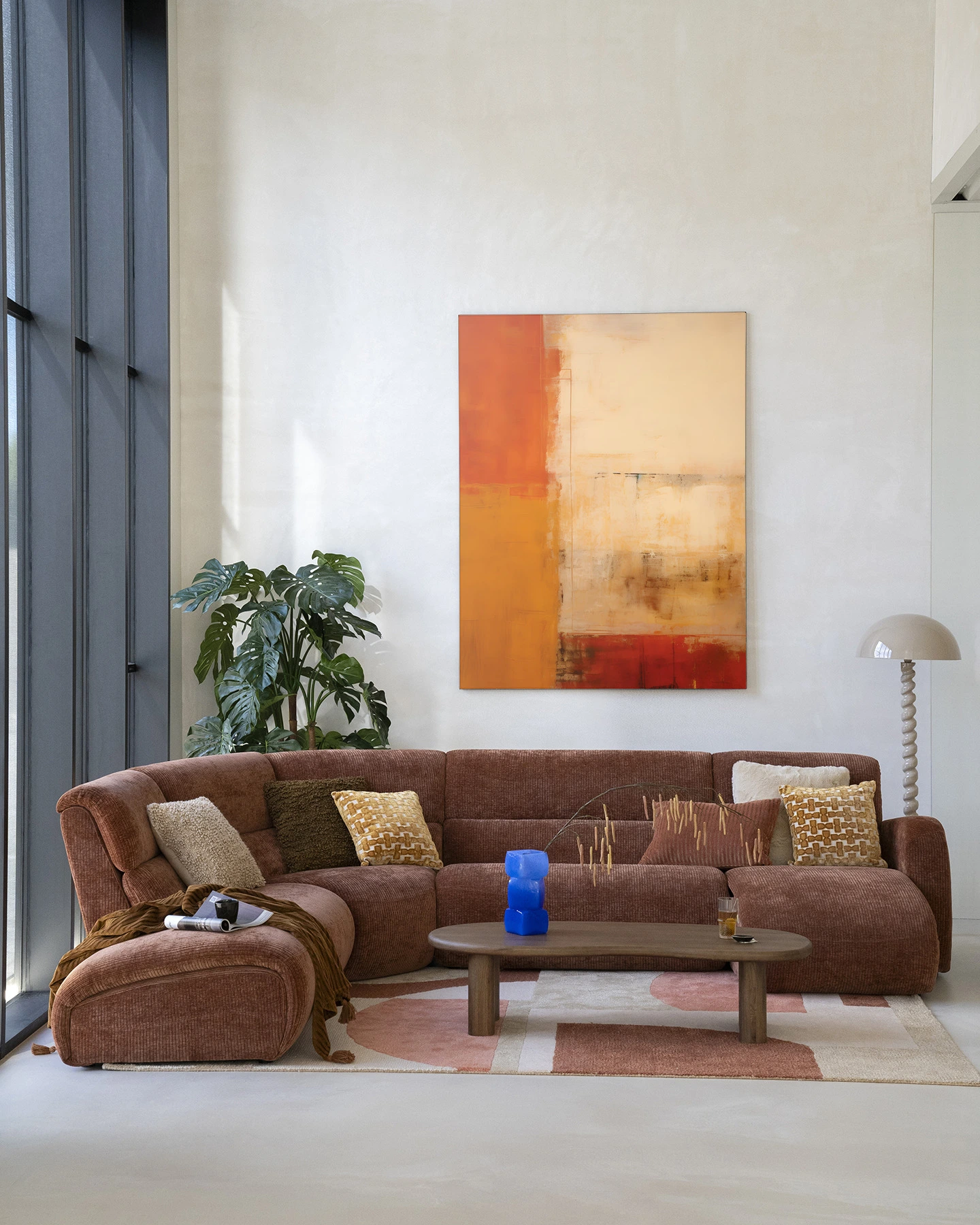 Wandkleed Rusty Abstract - Urban Cotton