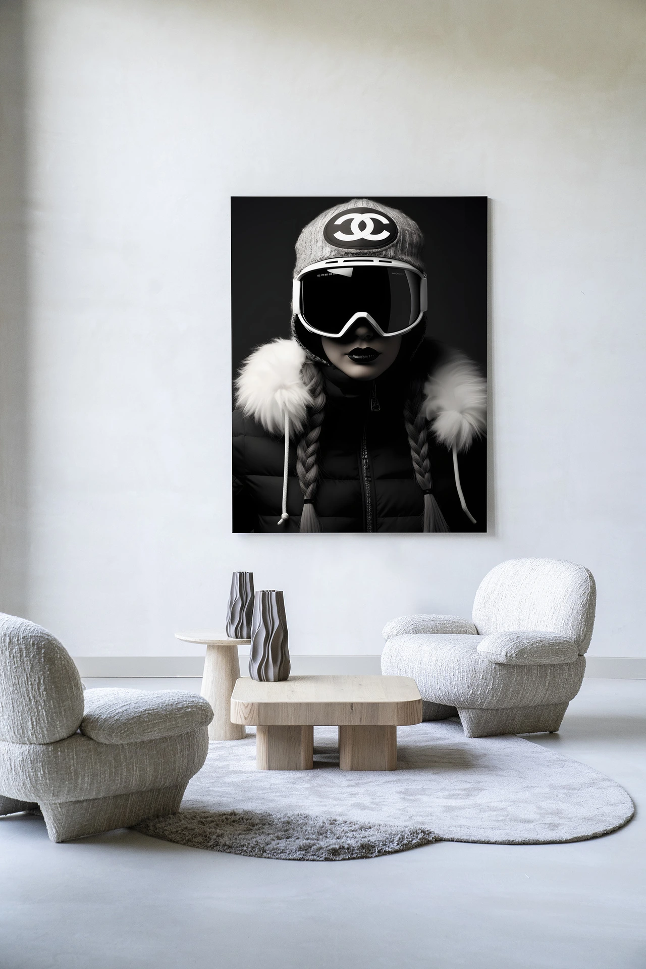 Wandkleed Luxury Snow Girl - Urban Cotton