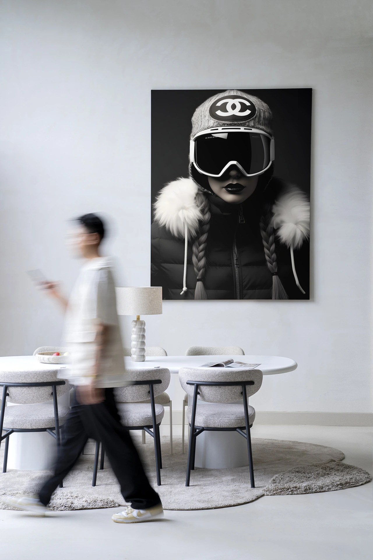 Wandkleed Luxury Snow Girl - Urban Cotton