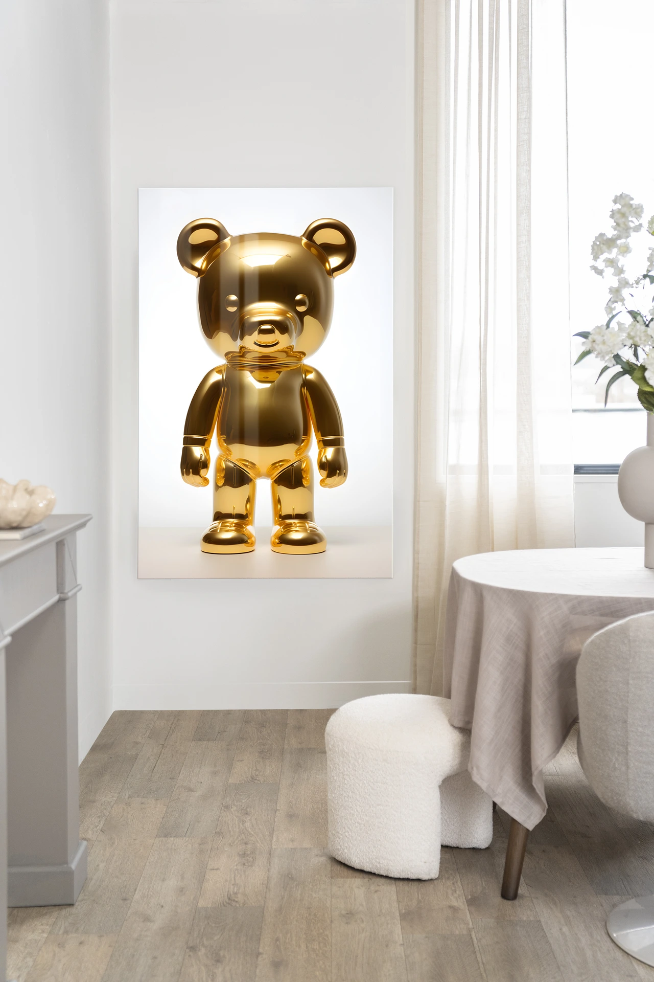 Wandkleed Golden Teddybear - Urban Cotton