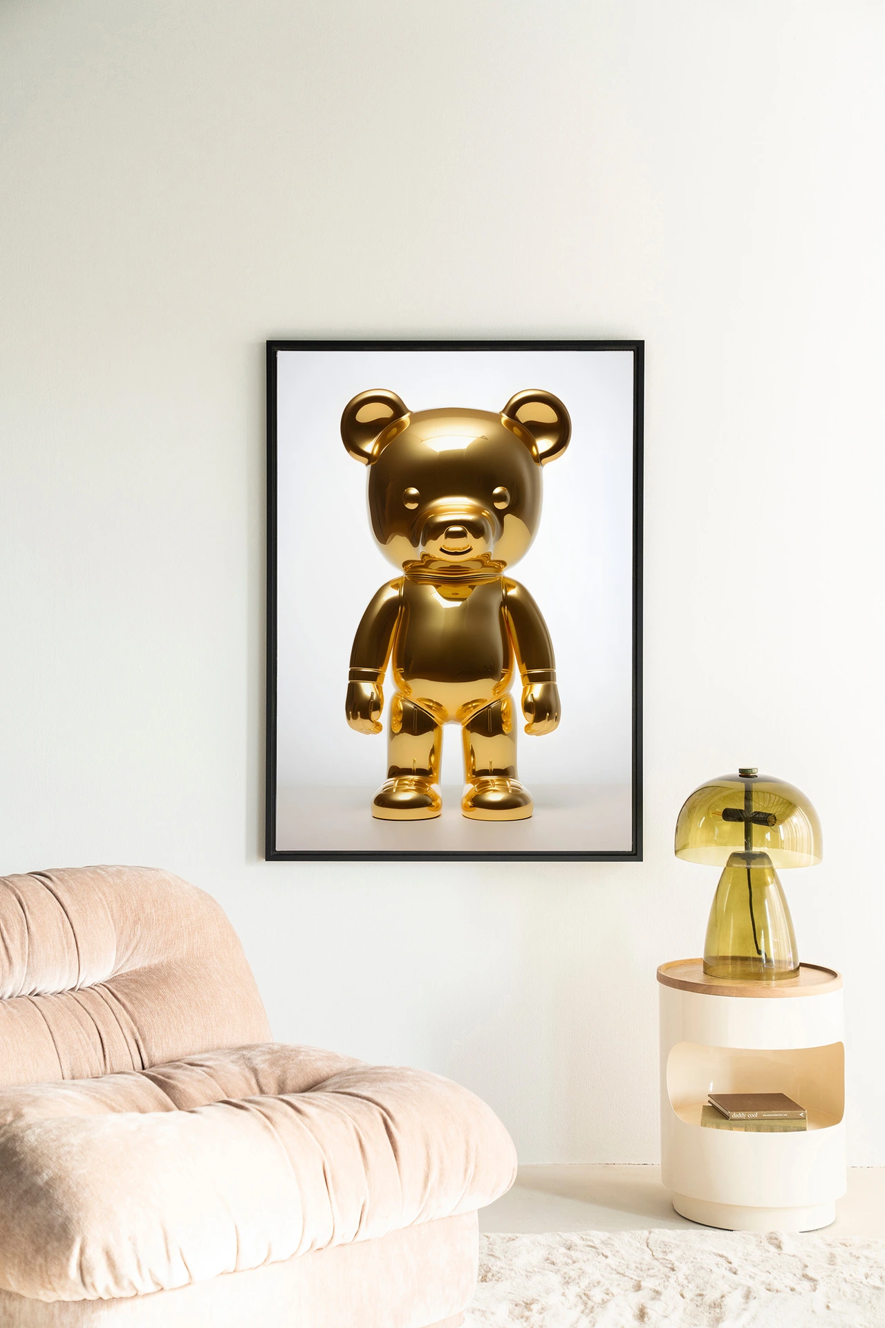 Wandkleed Golden Teddybear - Urban Cotton