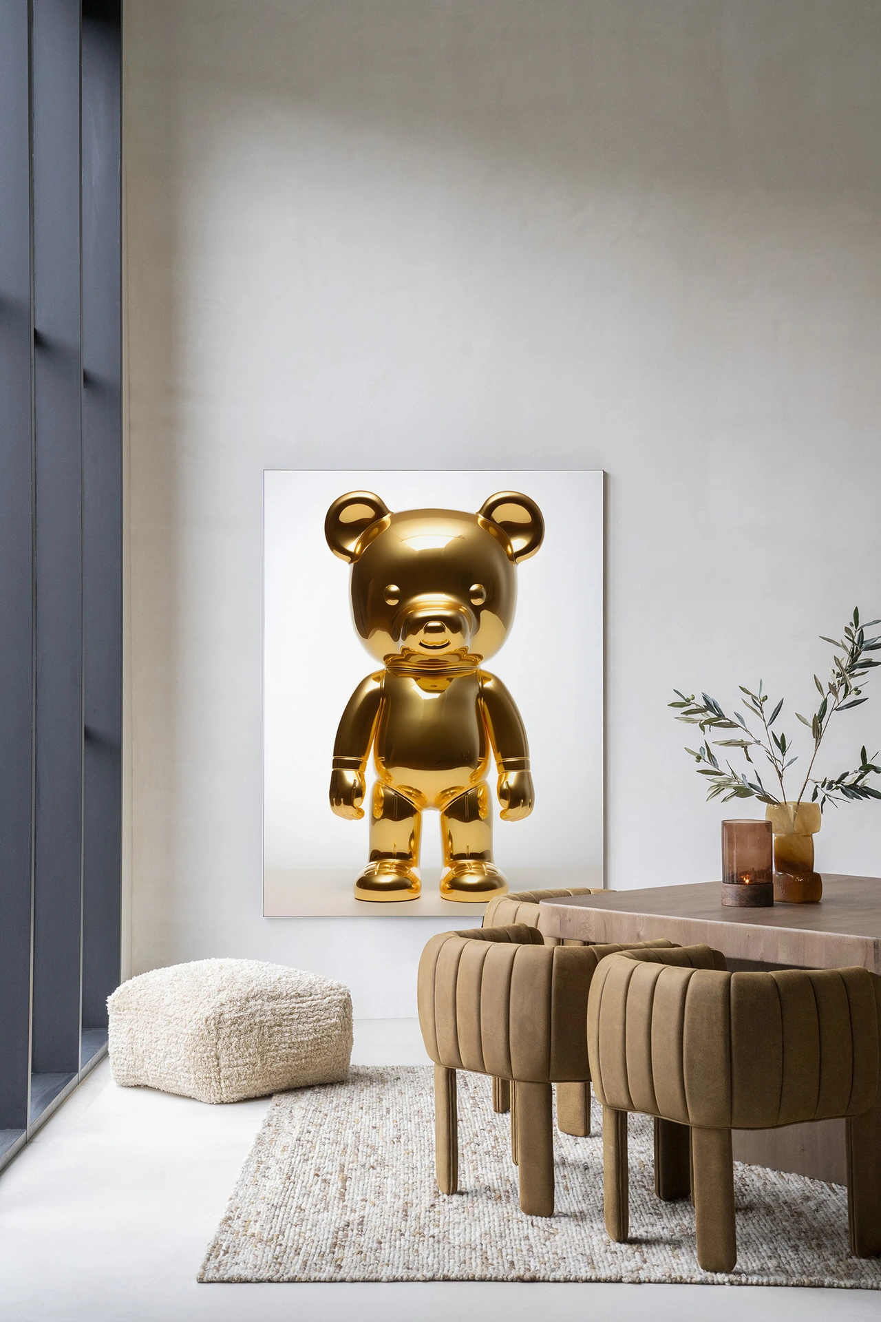 Wandkleed Golden Teddybear - Urban Cotton