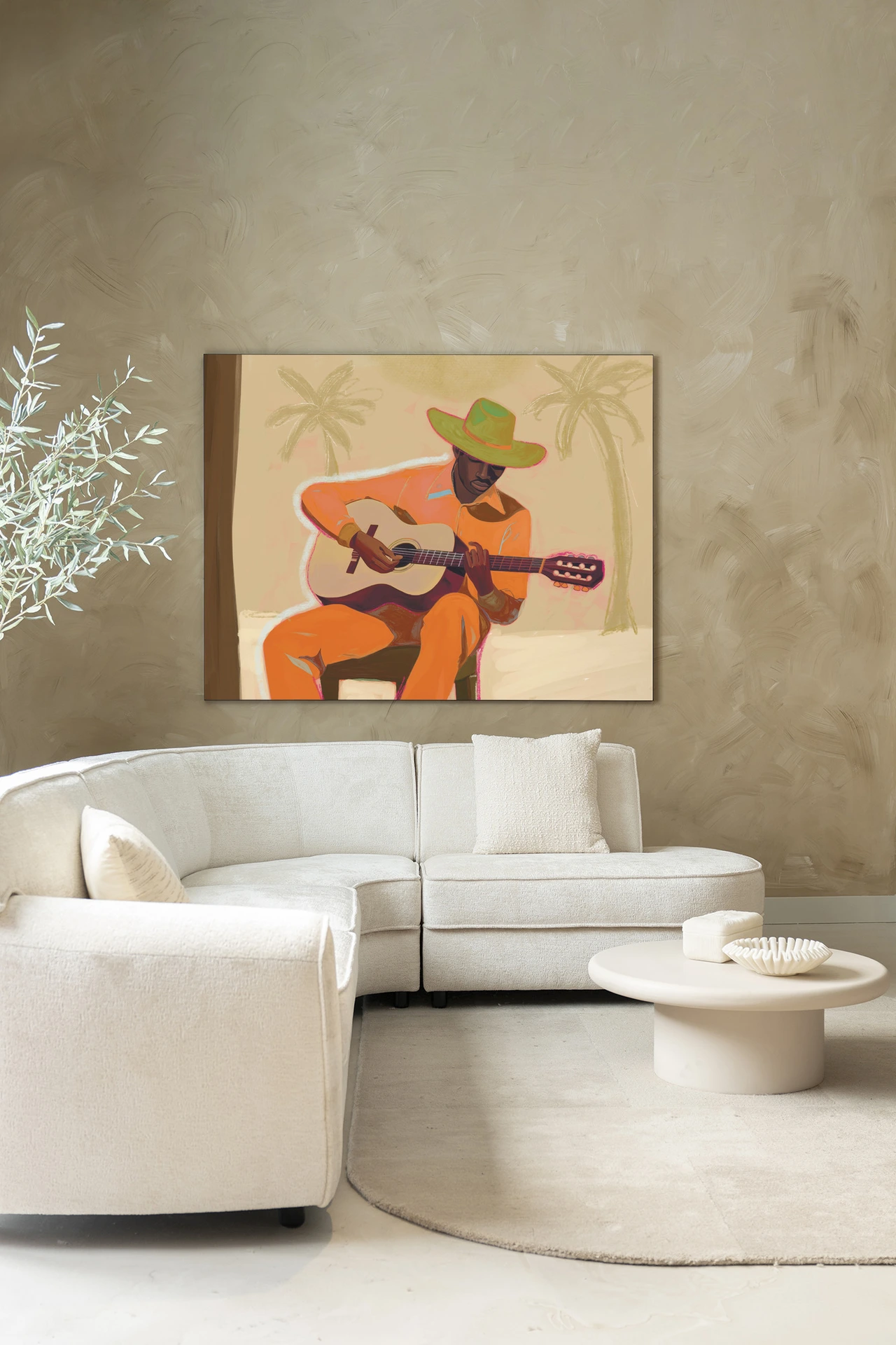 Wandtuch Musician 2 - Urban Cotton