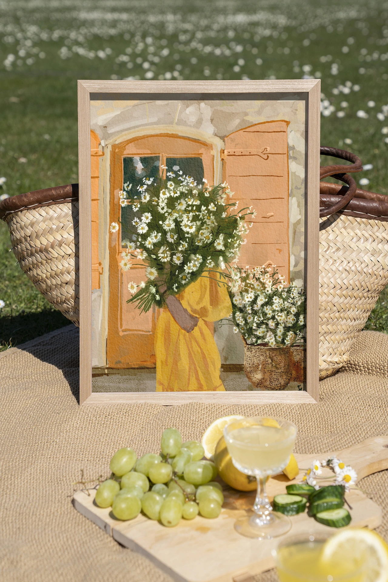 Wandkleed Daisy Lady - Urban Cotton