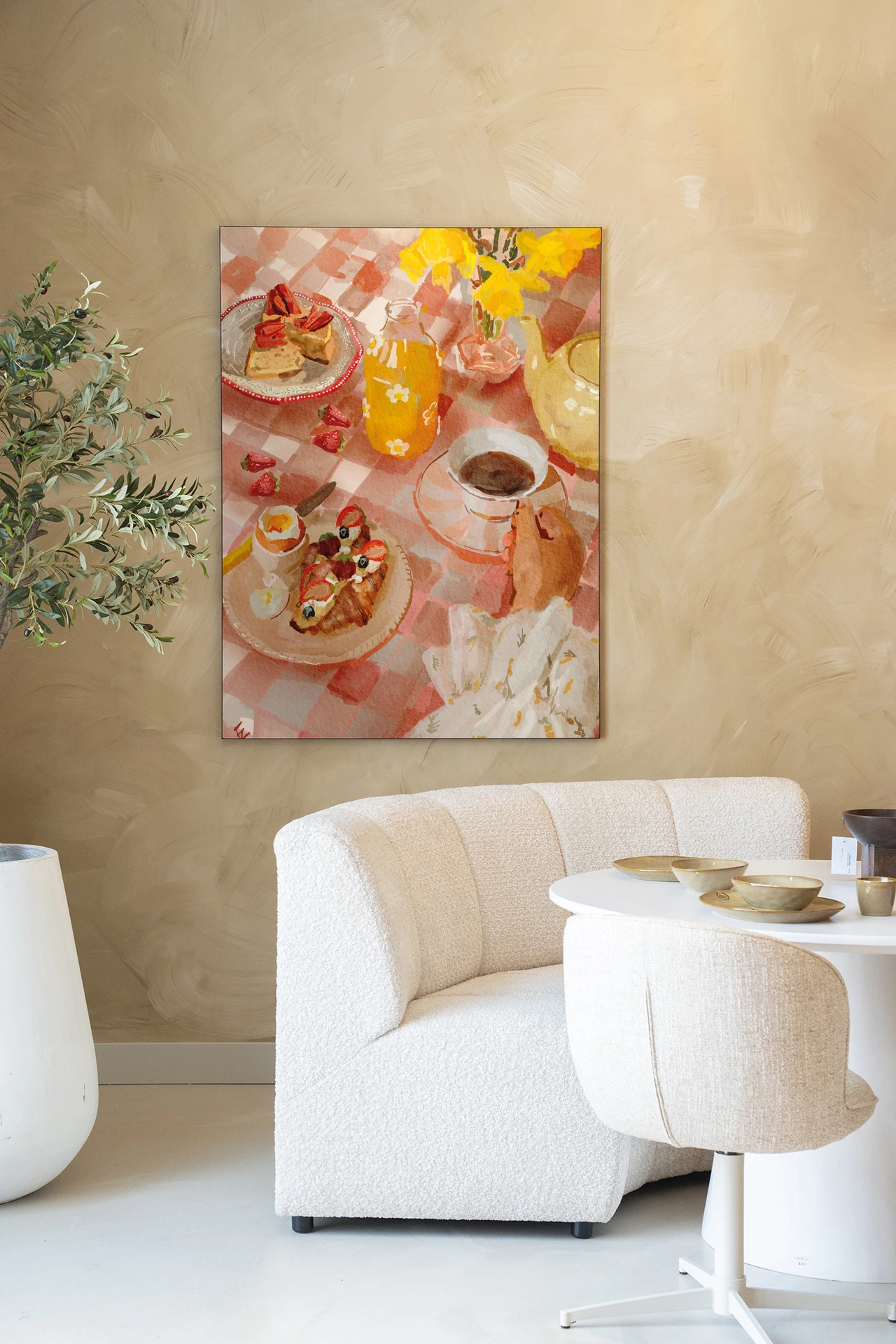 Wandkleed Spring Breakfast - Urban Cotton