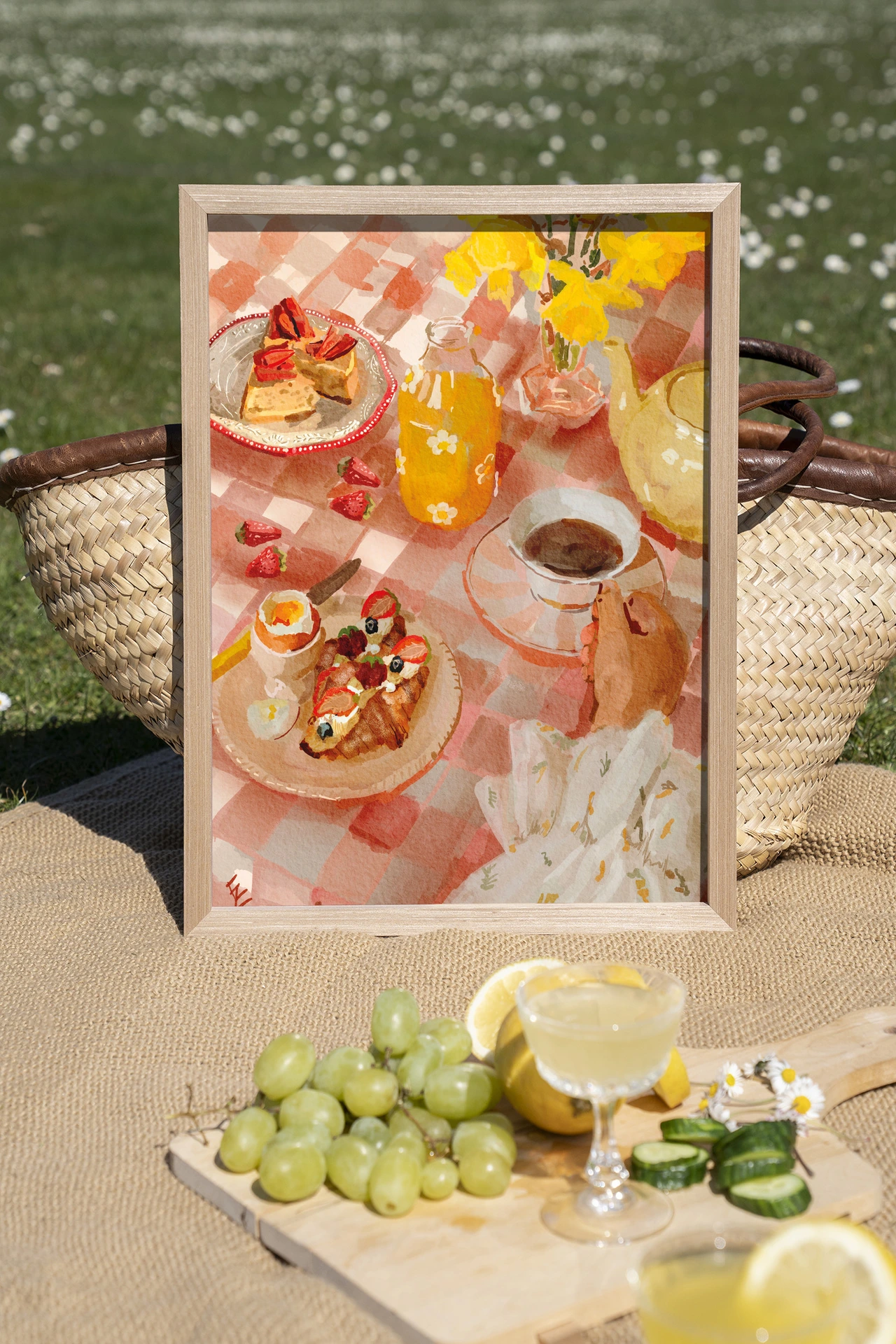 Wandkleed Spring Breakfast - Urban Cotton