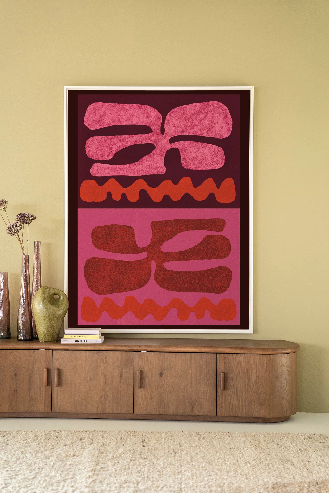 Wandkleed Groovy Pink - Urban Cotton