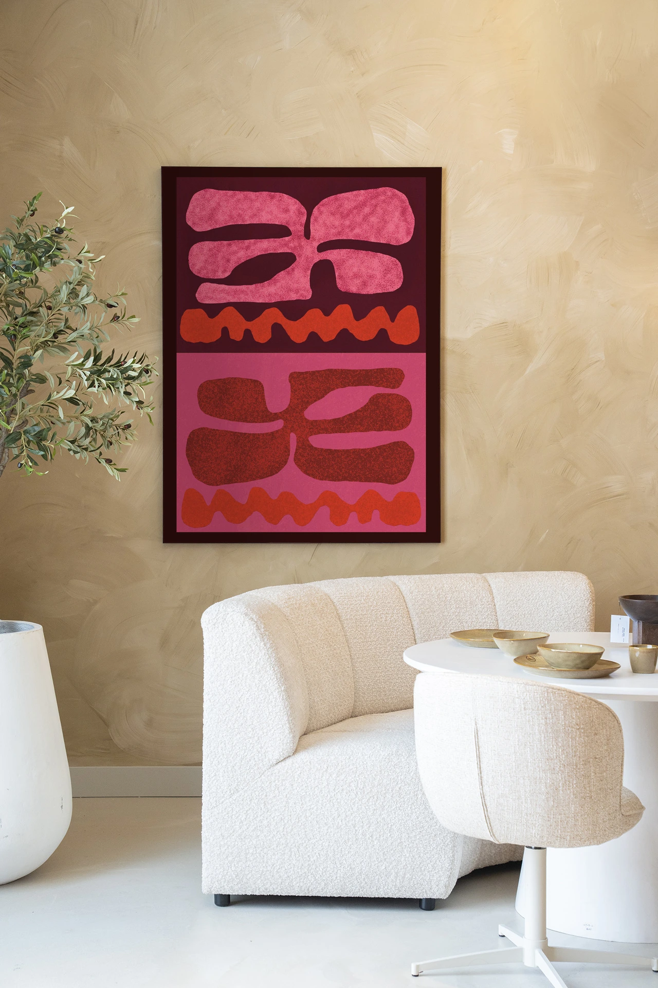 Wandkleed Groovy Pink - Urban Cotton