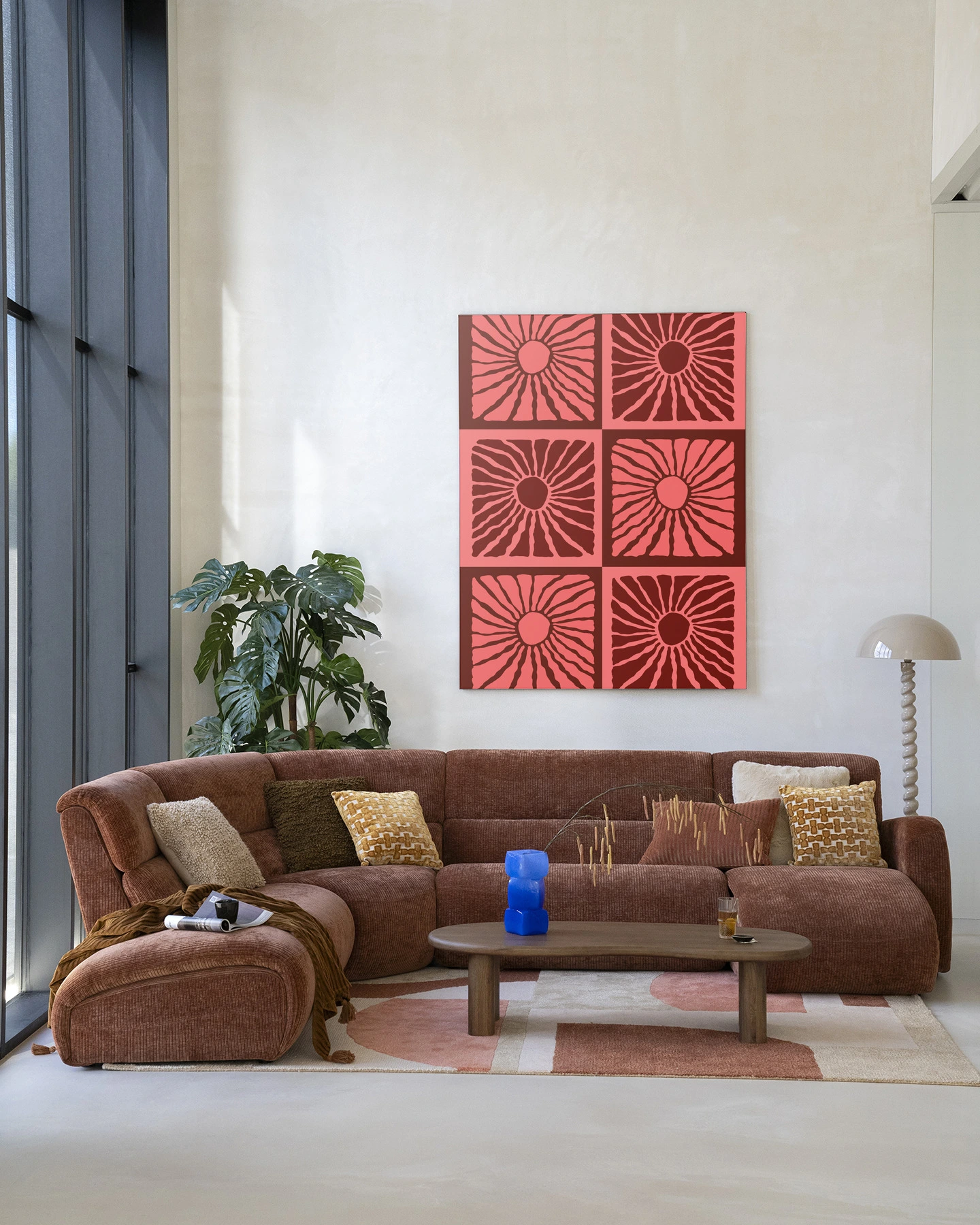 Wandkleed Suns In Pink - Urban Cotton