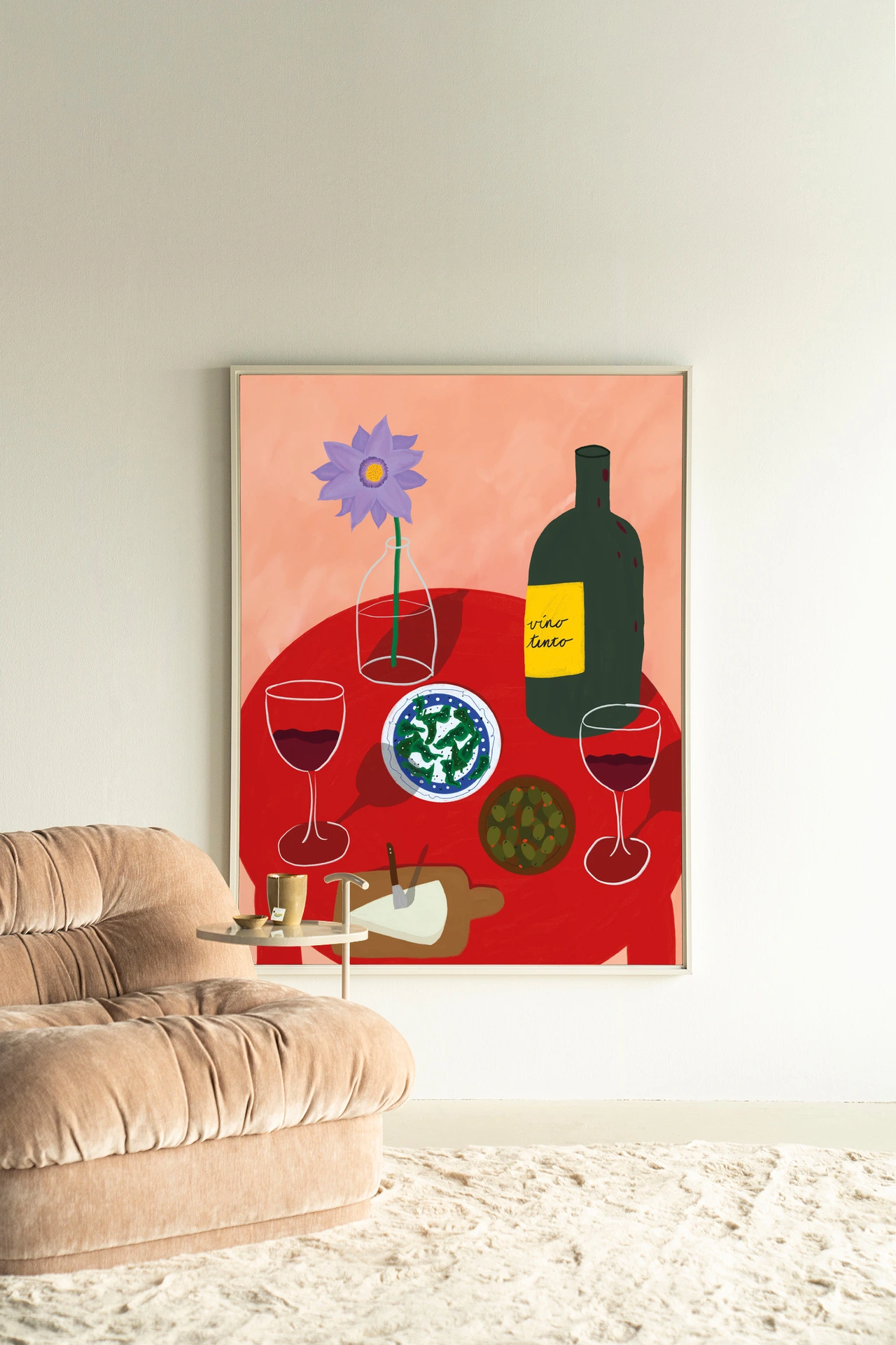Wandkleed Tinto Evening - Urban Cotton