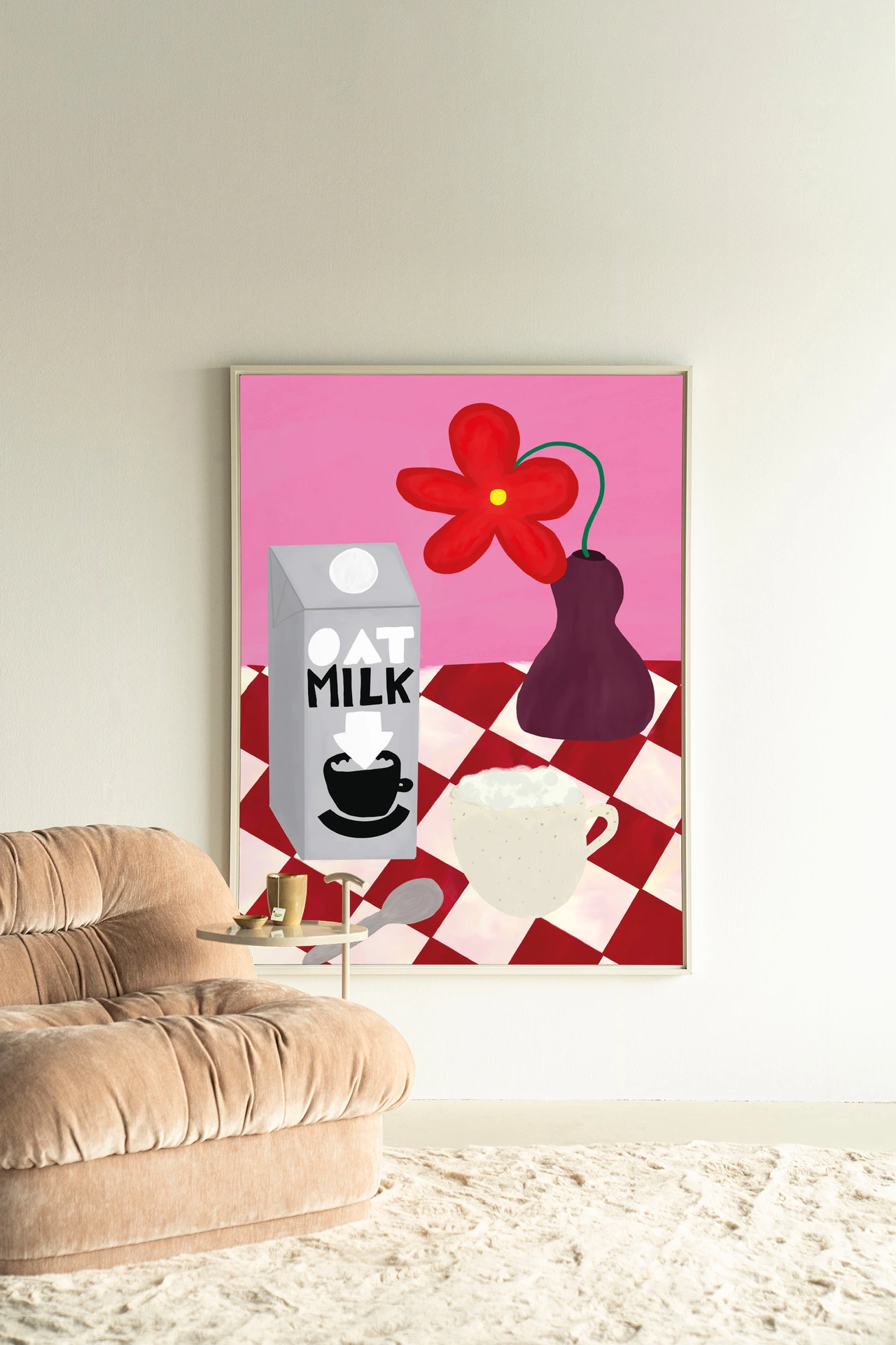 Wandkleed Oatmilk Morning - Urban Cotton