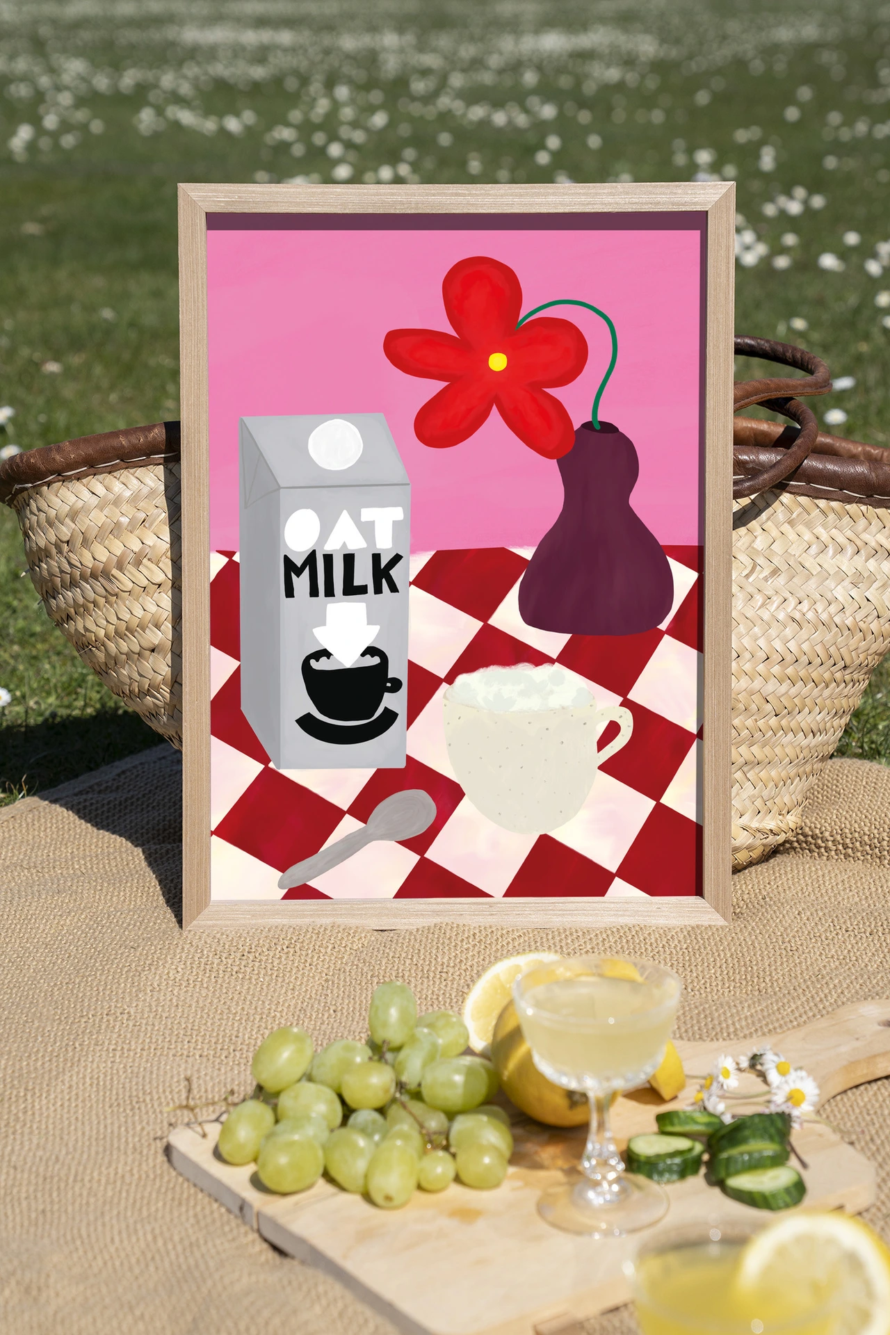 Wandkleed Oatmilk Morning - Urban Cotton