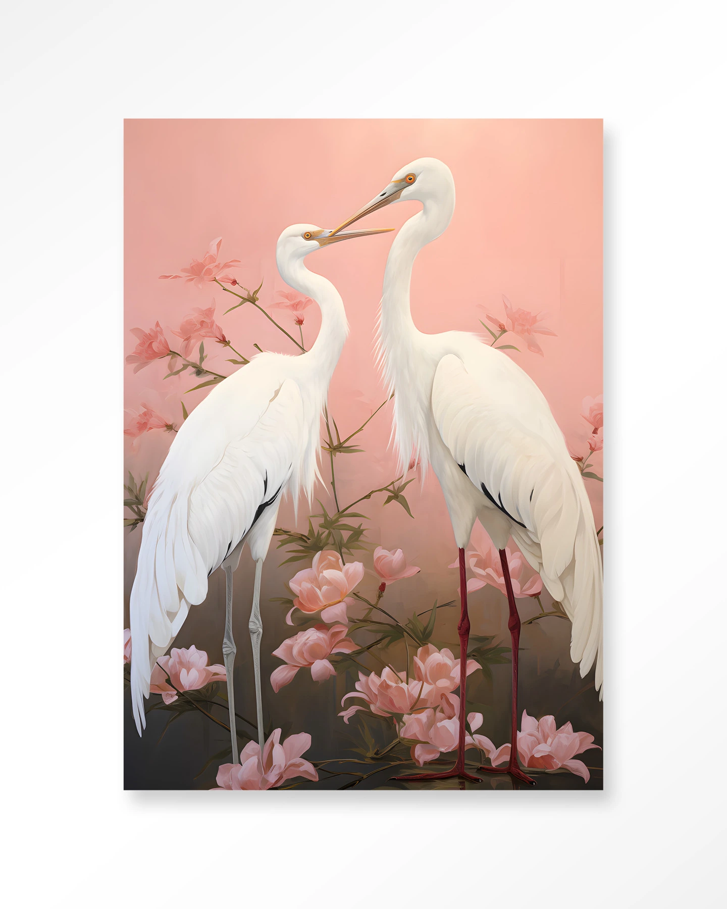 Wandkleed Pink Love Birds - Urban Cotton
