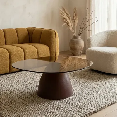 De Brix Mylon salontafels combineren elegantie met moderne materialen.