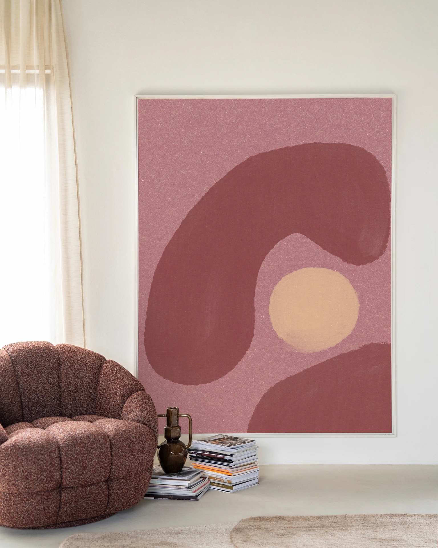 Wall Hanging Elementa Morado 1 - Urban Cotton