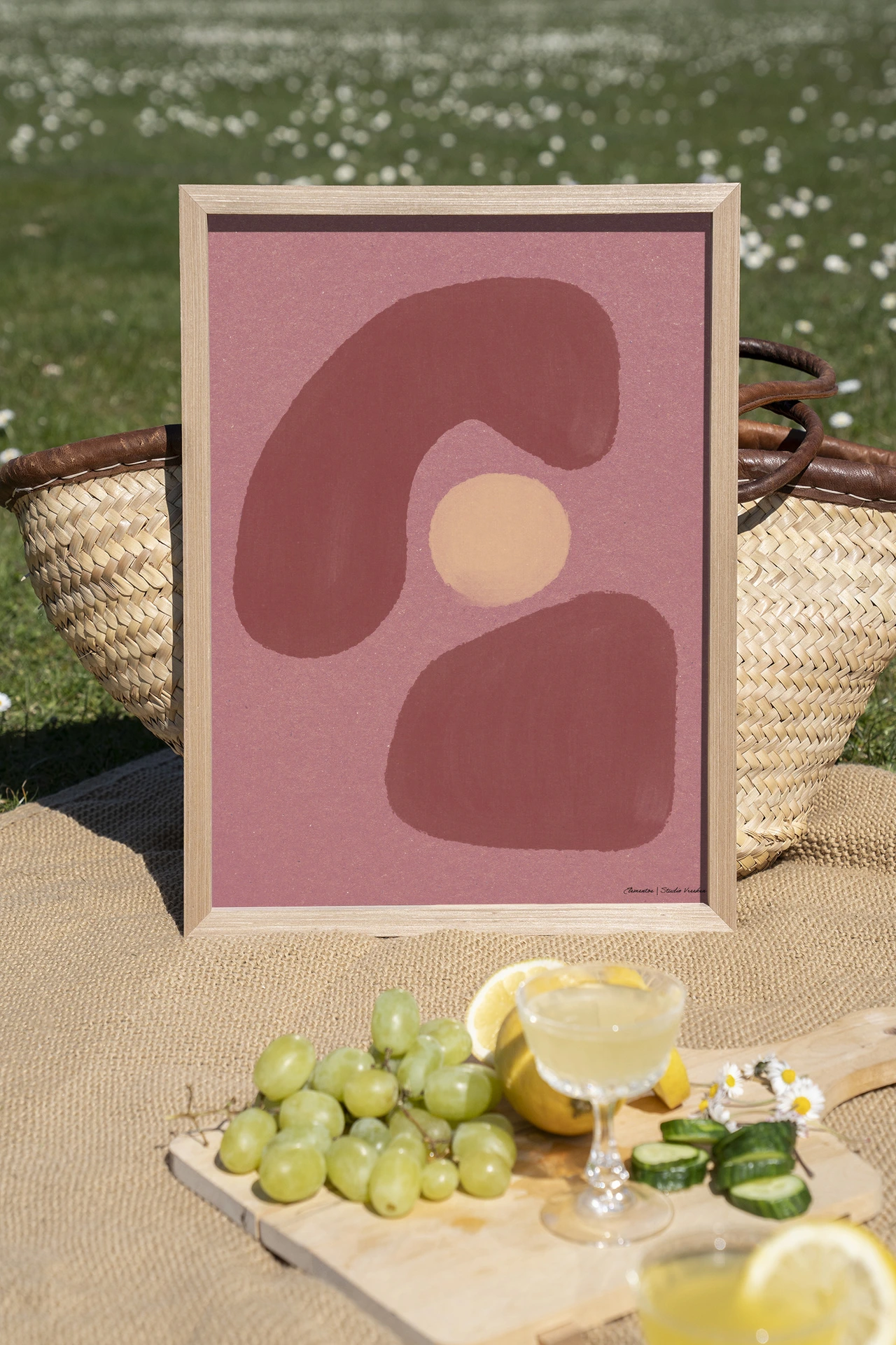 Wall Hanging Elementa Morado 1 - Urban Cotton
