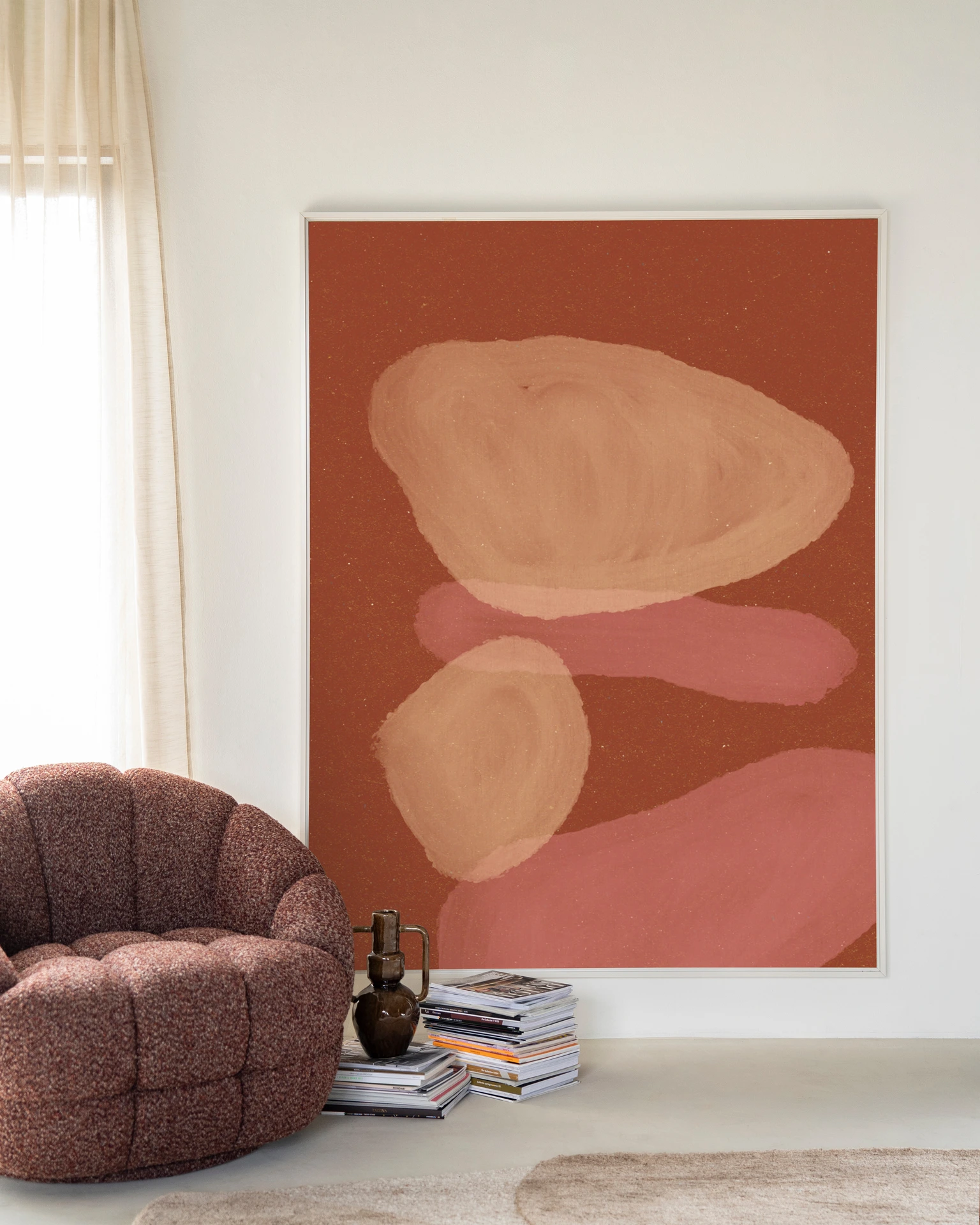 Wall Hanging Elementa Rossa 1 - Urban Cotton