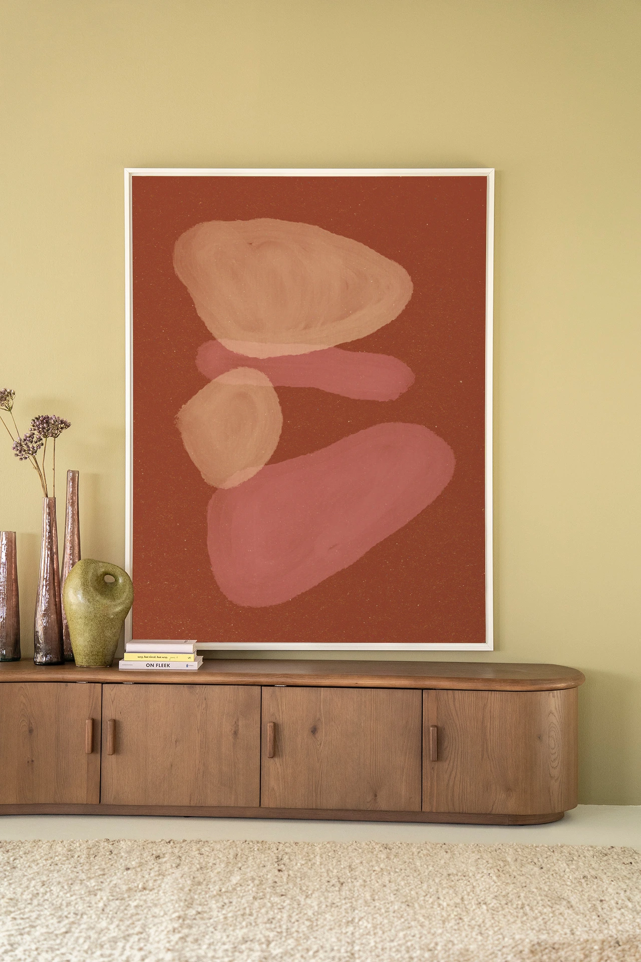 Wall Hanging Elementa Rossa 1 - Urban Cotton