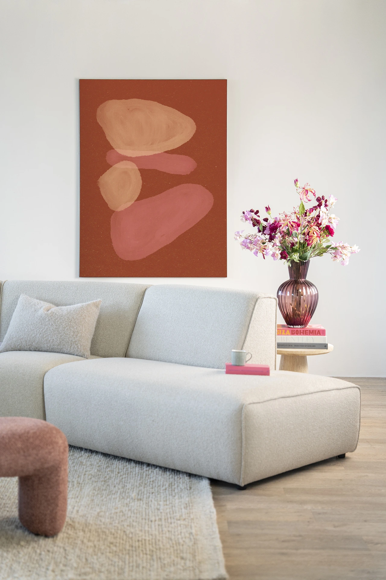 Wall Hanging Elementa Rossa 1 - Urban Cotton