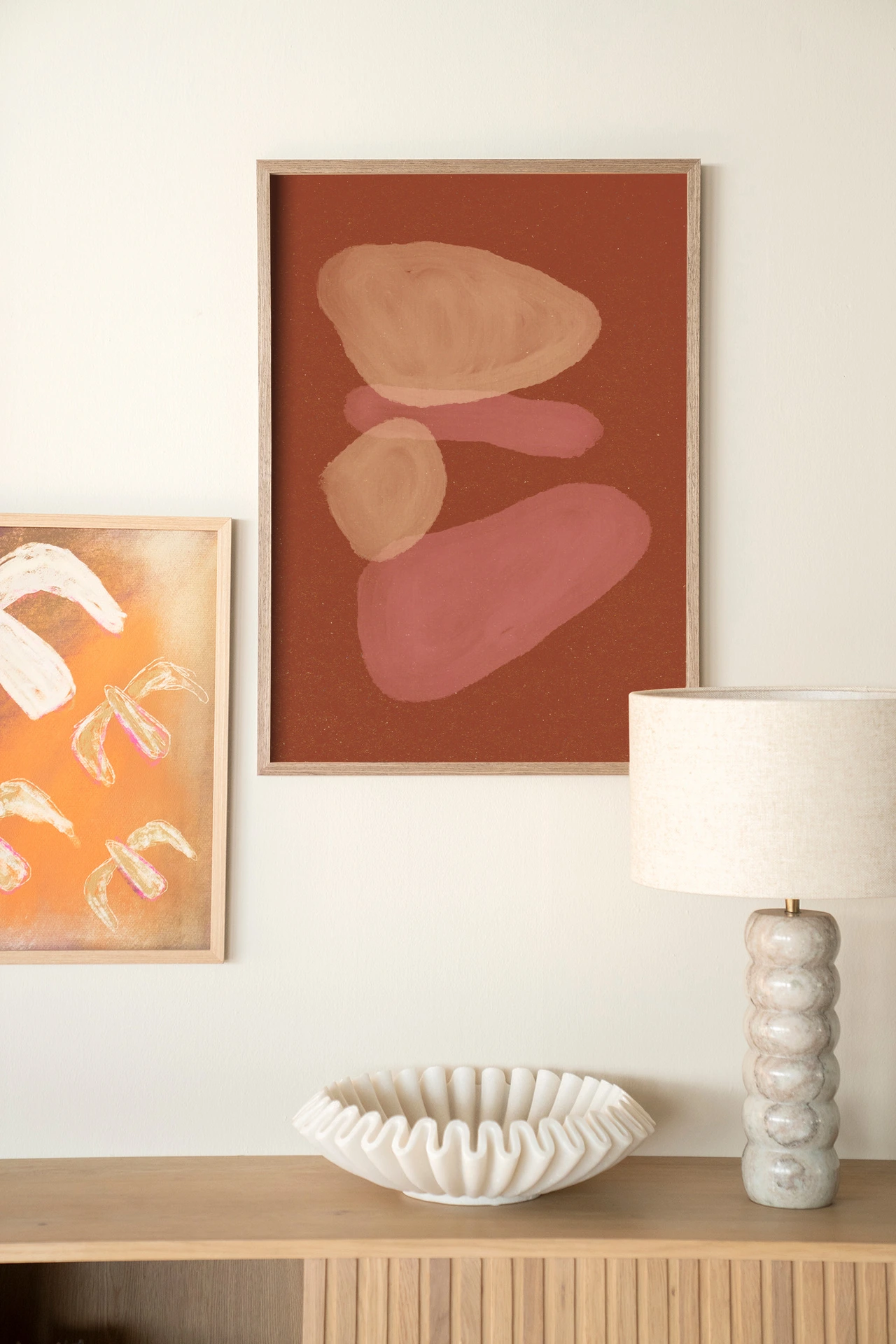 Wall Hanging Elementa Rossa 1 - Urban Cotton