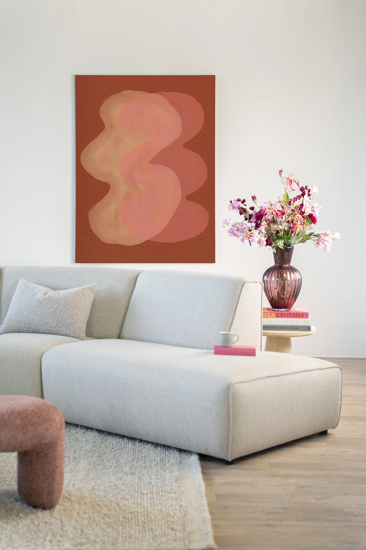 Wall Hanging Elementa Rossa 2 - Urban Cotton