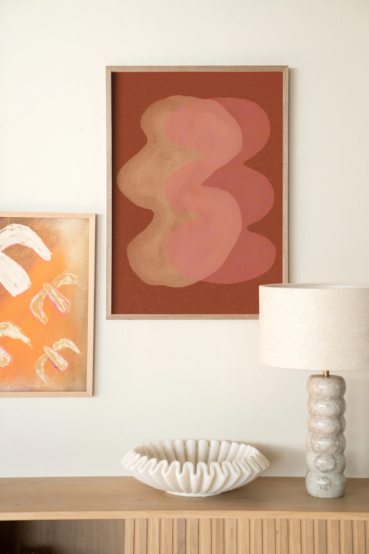 Wall Hanging Elementa Rossa 2 - Urban Cotton