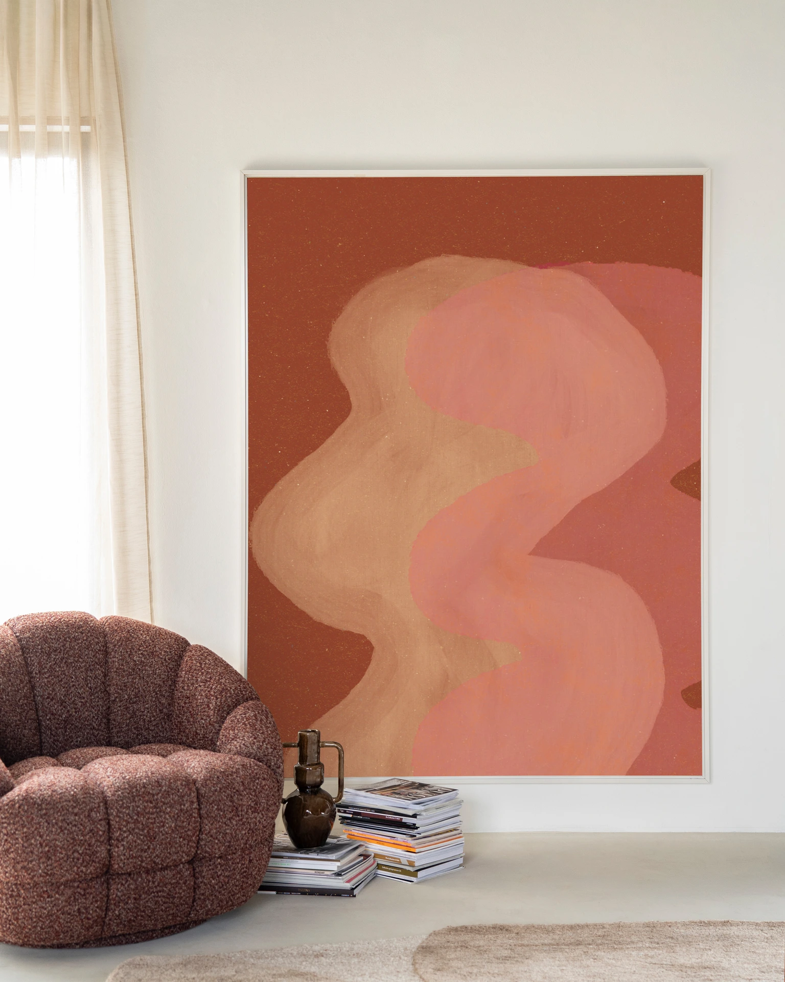 Wall Hanging Elementa Rossa 2 - Urban Cotton