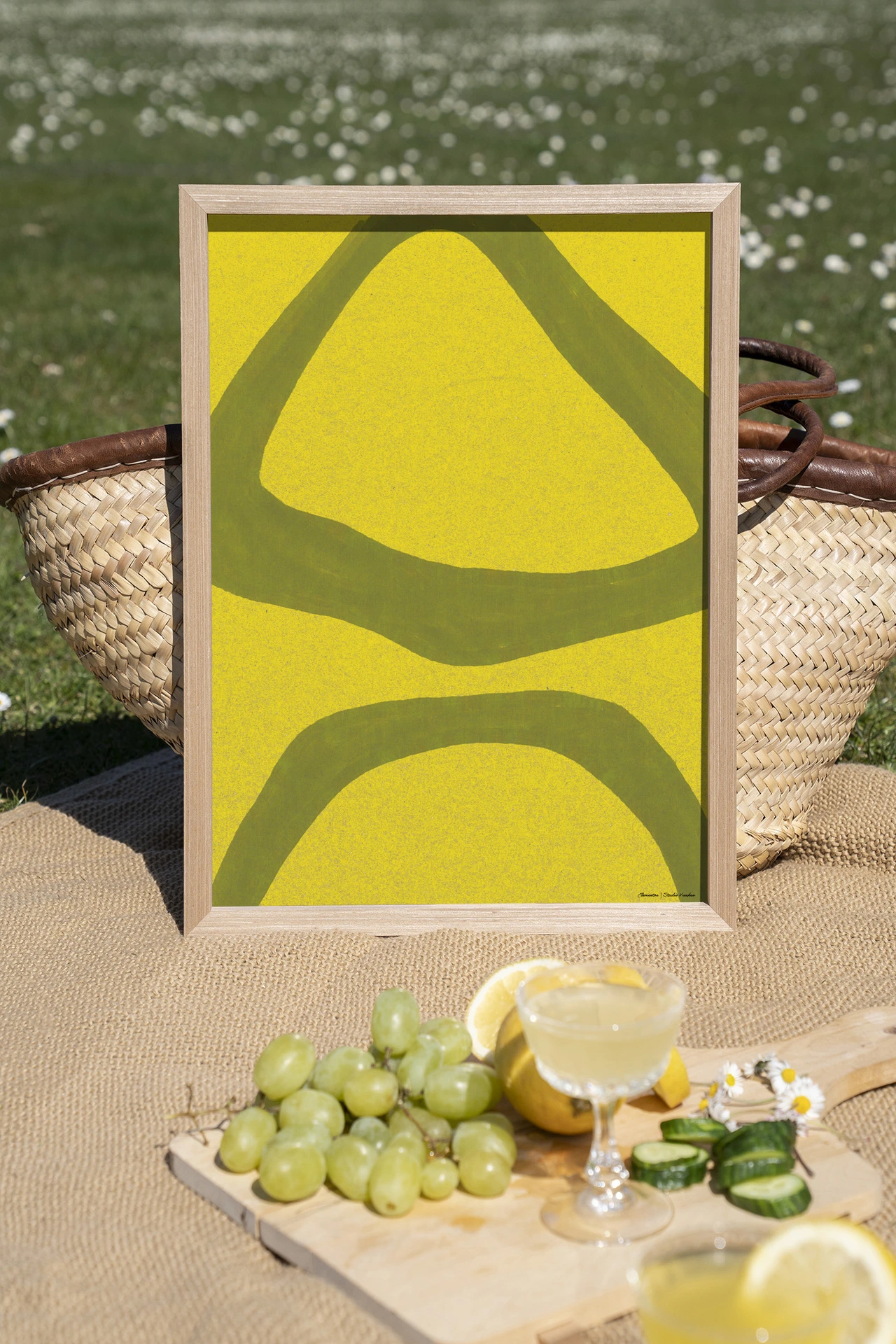 Wall Hanging Elementa Verde 2 - Urban Cotton