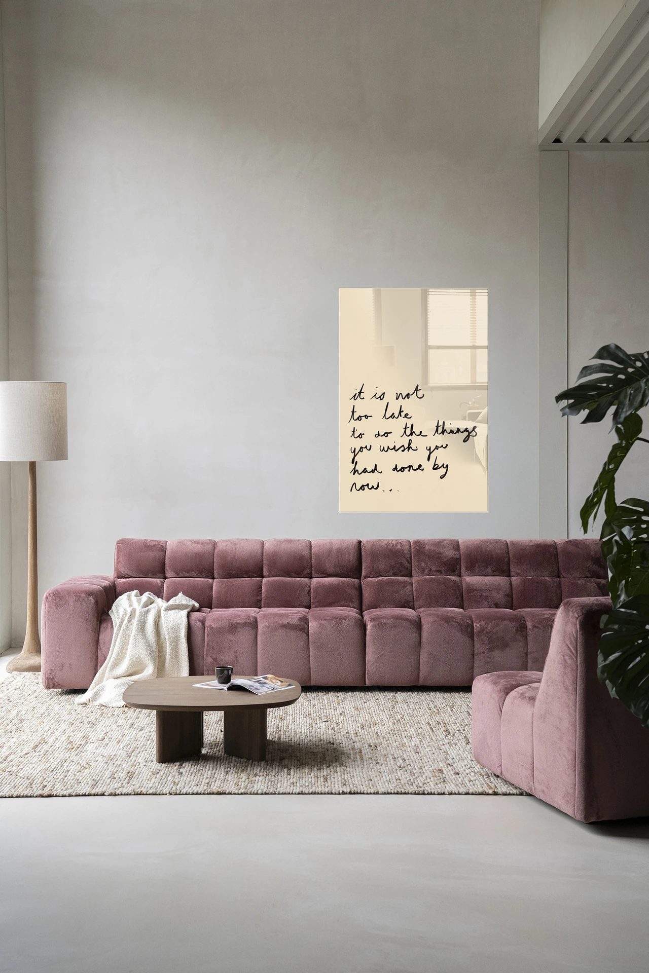 Wall Hanging Not Too Late - Urban Cotton
