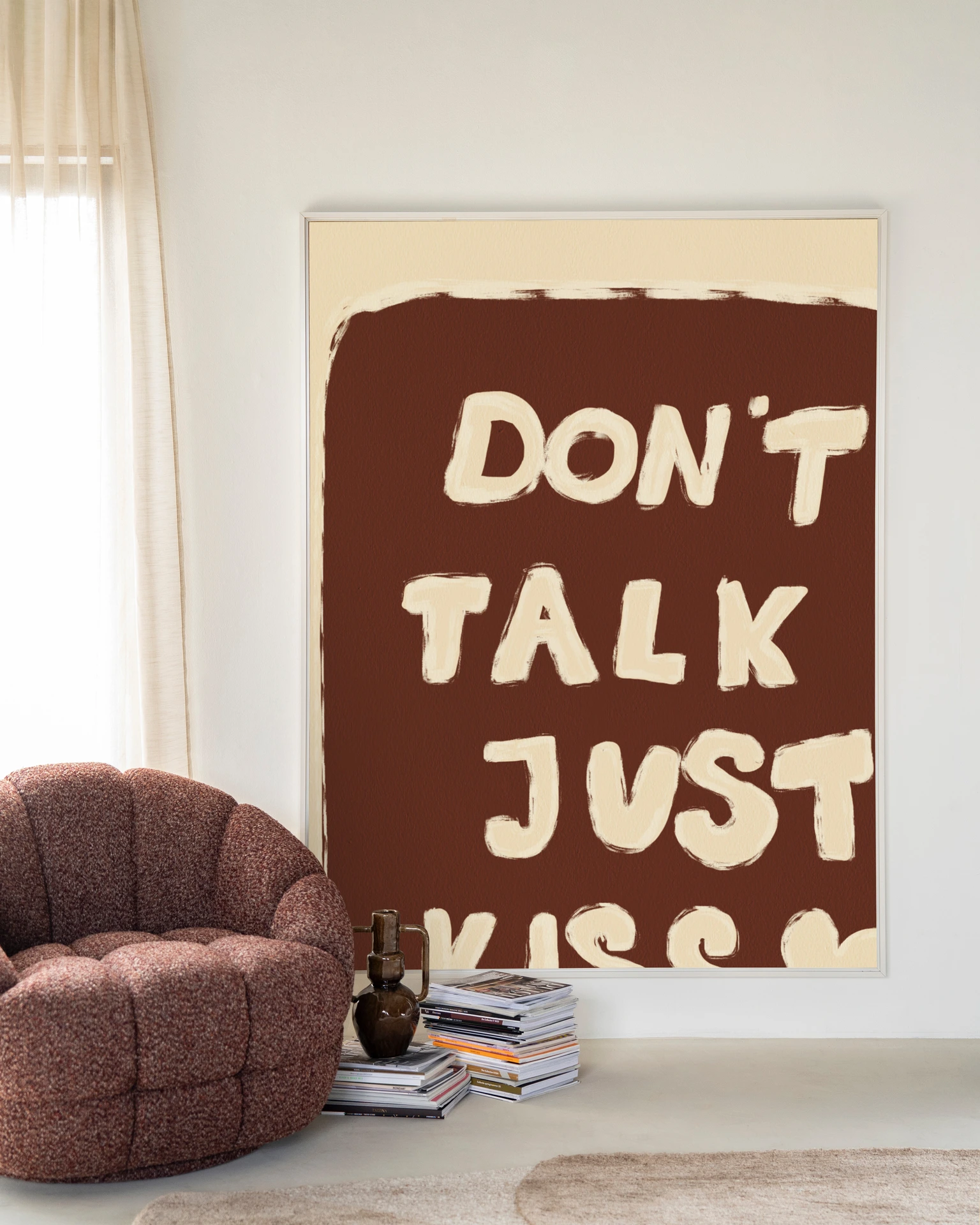 Wall Hanging Just Kiss - Urban Cotton