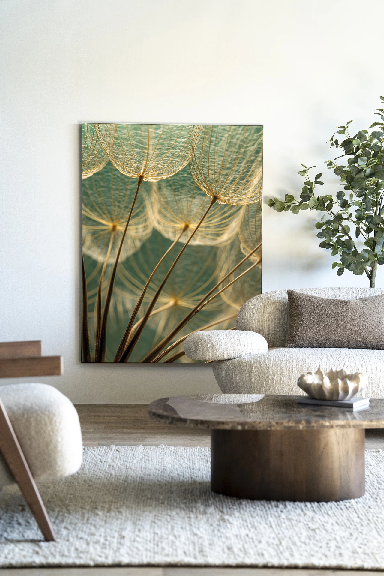 Wall Hanging Van Abstractie Tot Detail - Urban Cotton