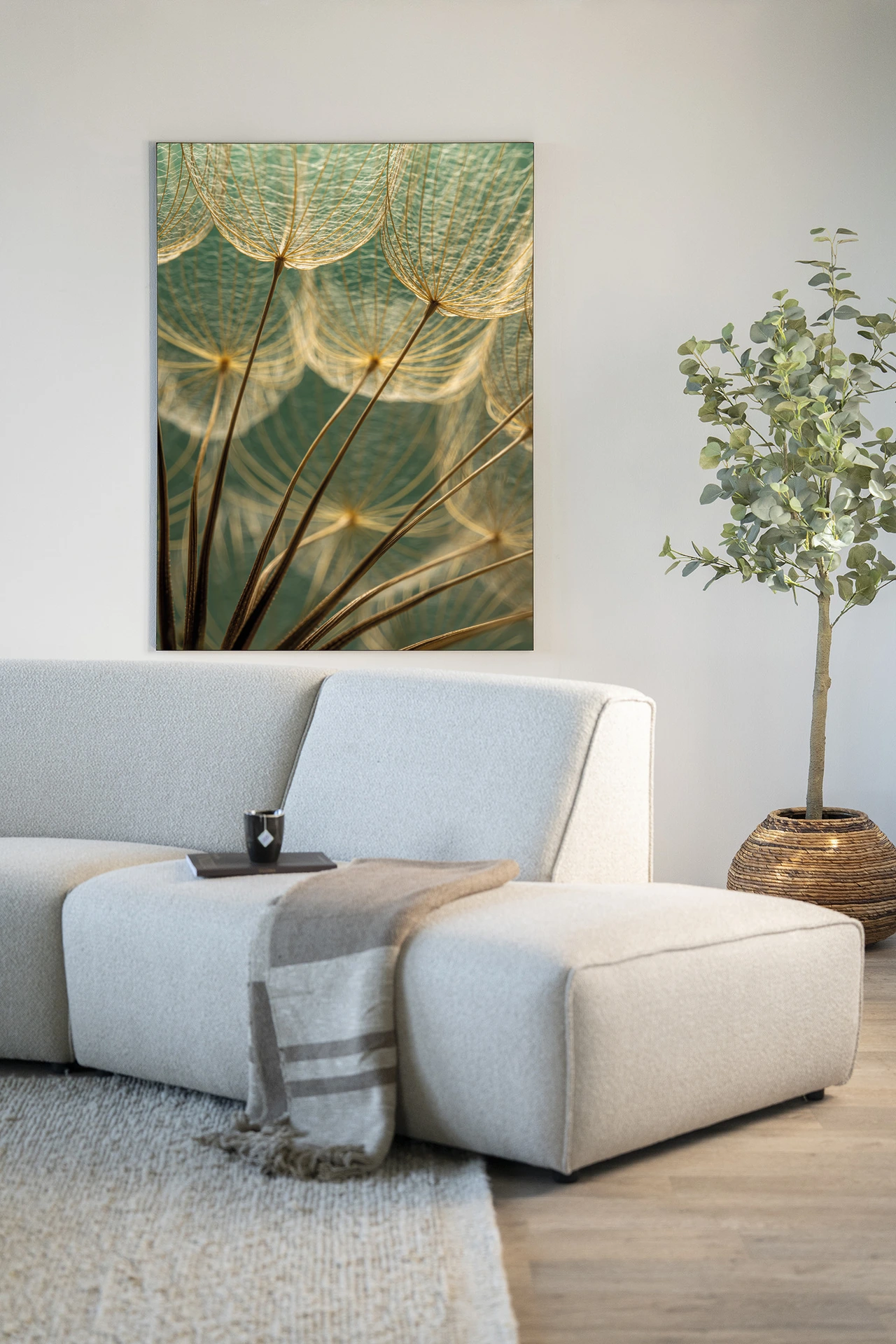 Wall Hanging Van Abstractie Tot Detail - Urban Cotton