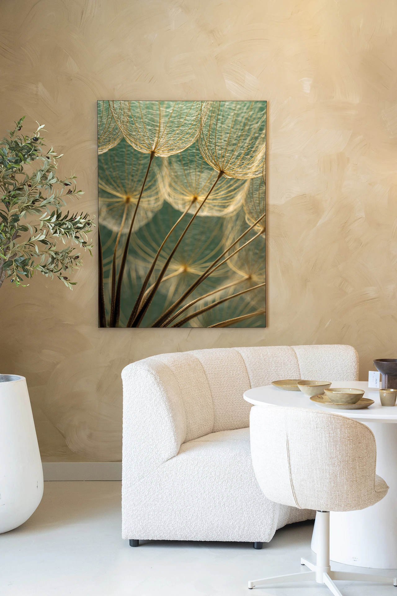 Wall Hanging Van Abstractie Tot Detail - Urban Cotton