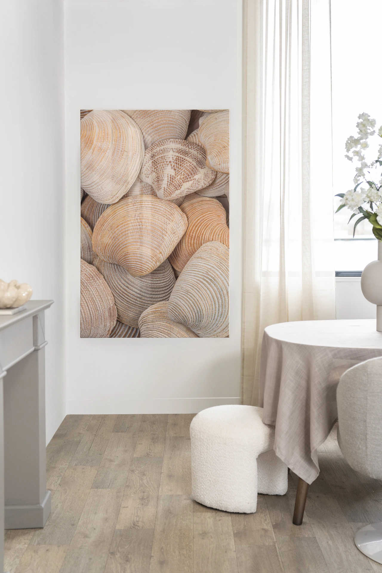 Wall Hanging Tijdloze Rust: In Een Zee Van Schelpen - Urban Cotton