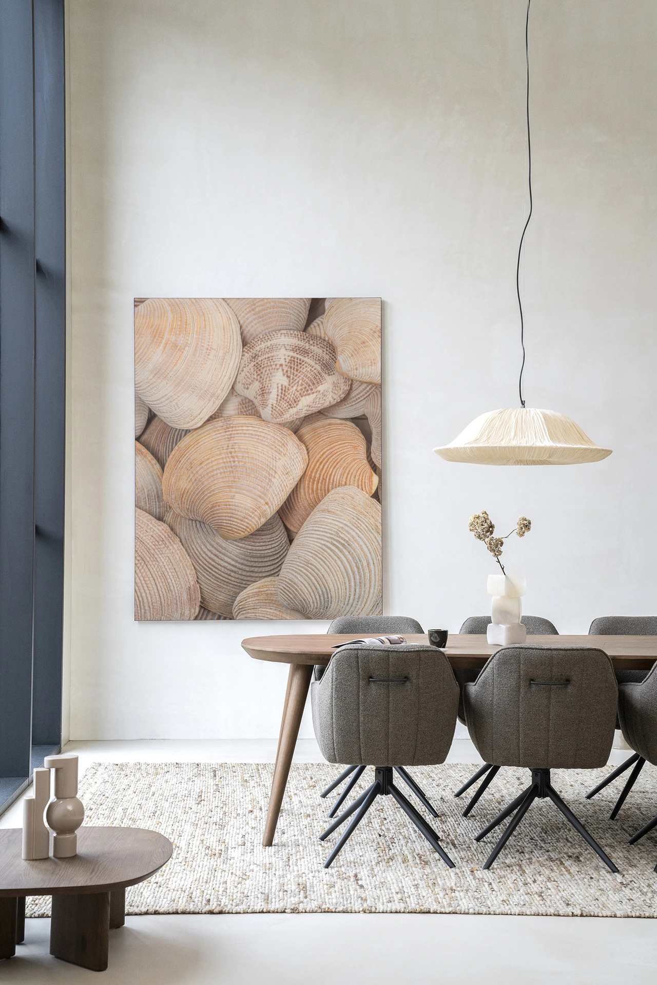 Wall Hanging Tijdloze Rust: In Een Zee Van Schelpen - Urban Cotton