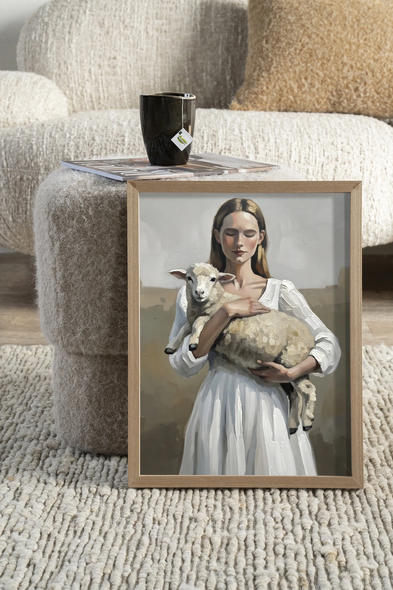 Wall Hanging Baby Sheep - Urban Cotton